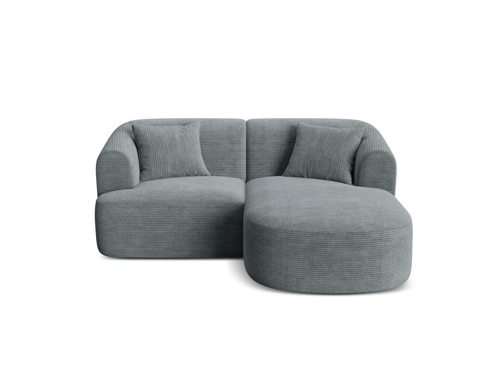 3-Sitzer Ecksofa rechts Campi in Dark Grey-Lincoln D präsentiert im Onlineshop von KAQTU Design AG. Ecksofa rechts ist von Cosmopolitan Design