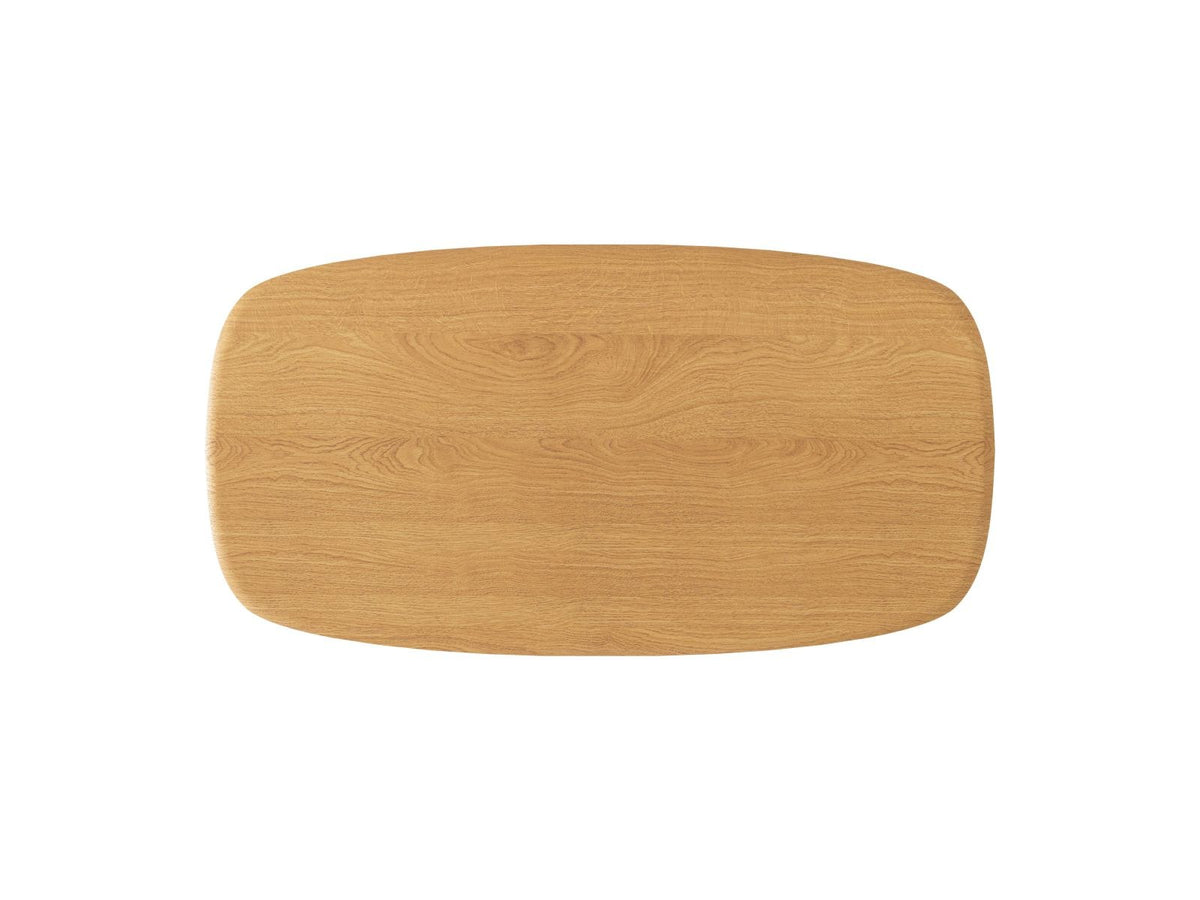 Esstisch Toledo mit Eichenbeinen und Tischplatte in Natural Oak-Wood, Platz für 8 Personen, Masse 200 x 100 x 76 cm.