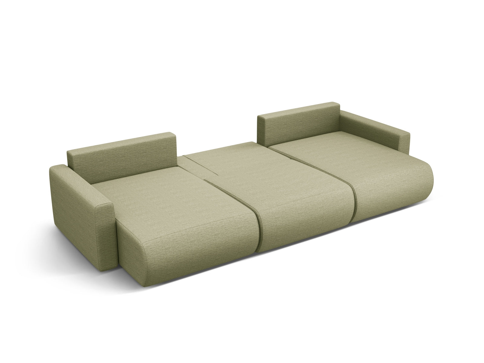 Erleben Sie das elegante Belfast Panoramic Sofa von Cosmopolitan Design – ein 4-Sitzer mit cleverem Stauraum und komfortabler Schlaffunktion für Ihr Zuhause.