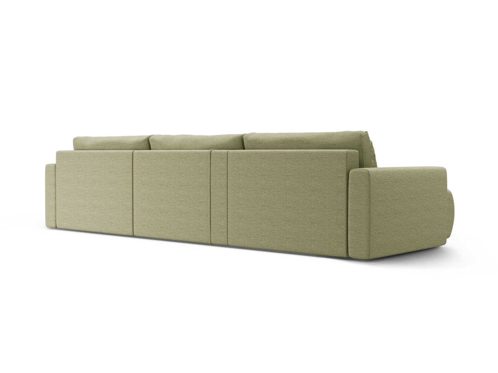 Erleben Sie das elegante Belfast Panoramic Sofa von Cosmopolitan Design – ein 4-Sitzer mit cleverem Stauraum und komfortabler Schlaffunktion für Ihr Zuhause.
