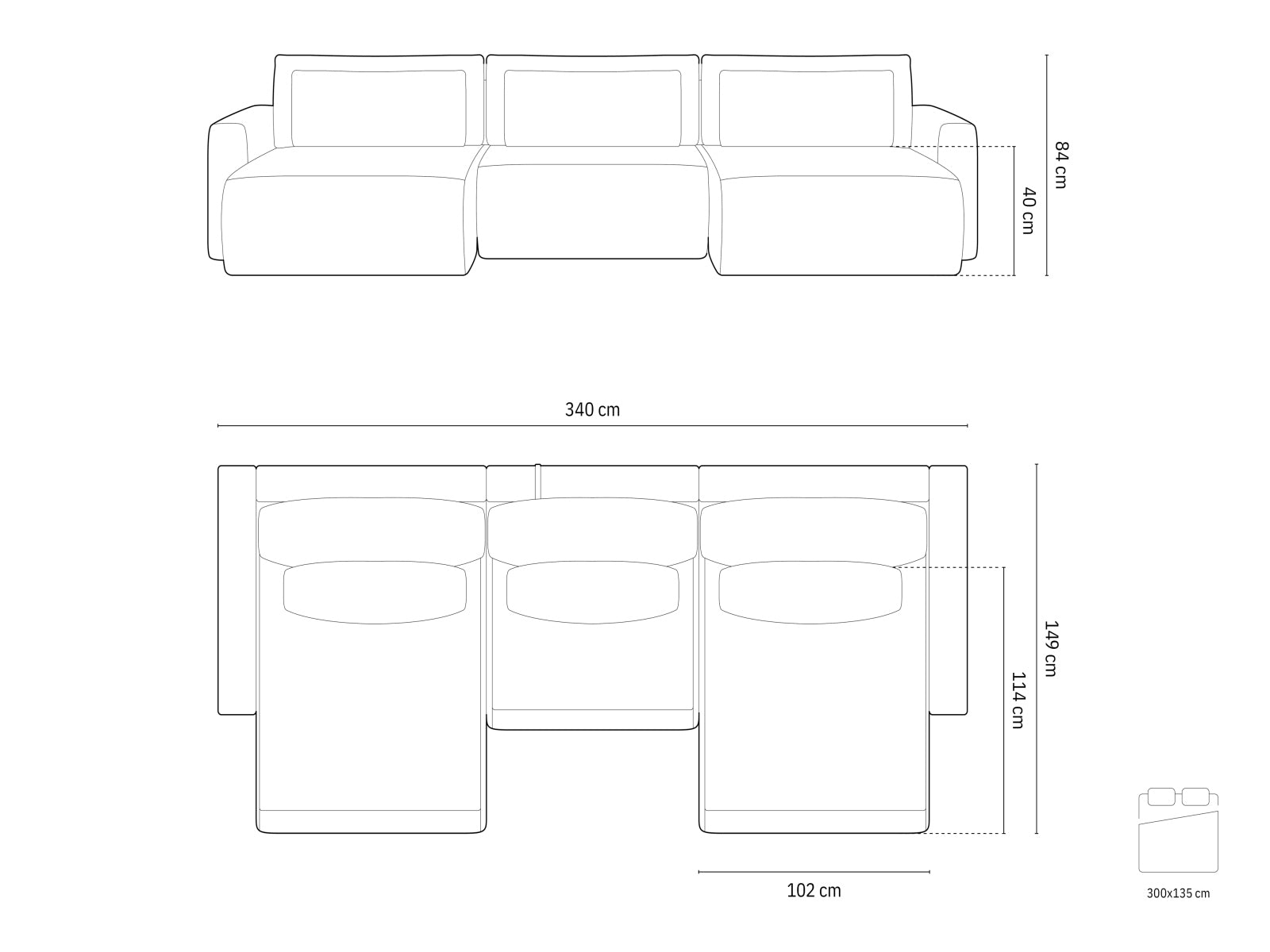 Entdecken Sie das stilvolle Belfast Panoramic Sofa von Cosmopolitan Design – ein 4-Sitzer mit praktischem Stauraum und bequemer Schlaffunktion für Ihr modernes Zuhause.