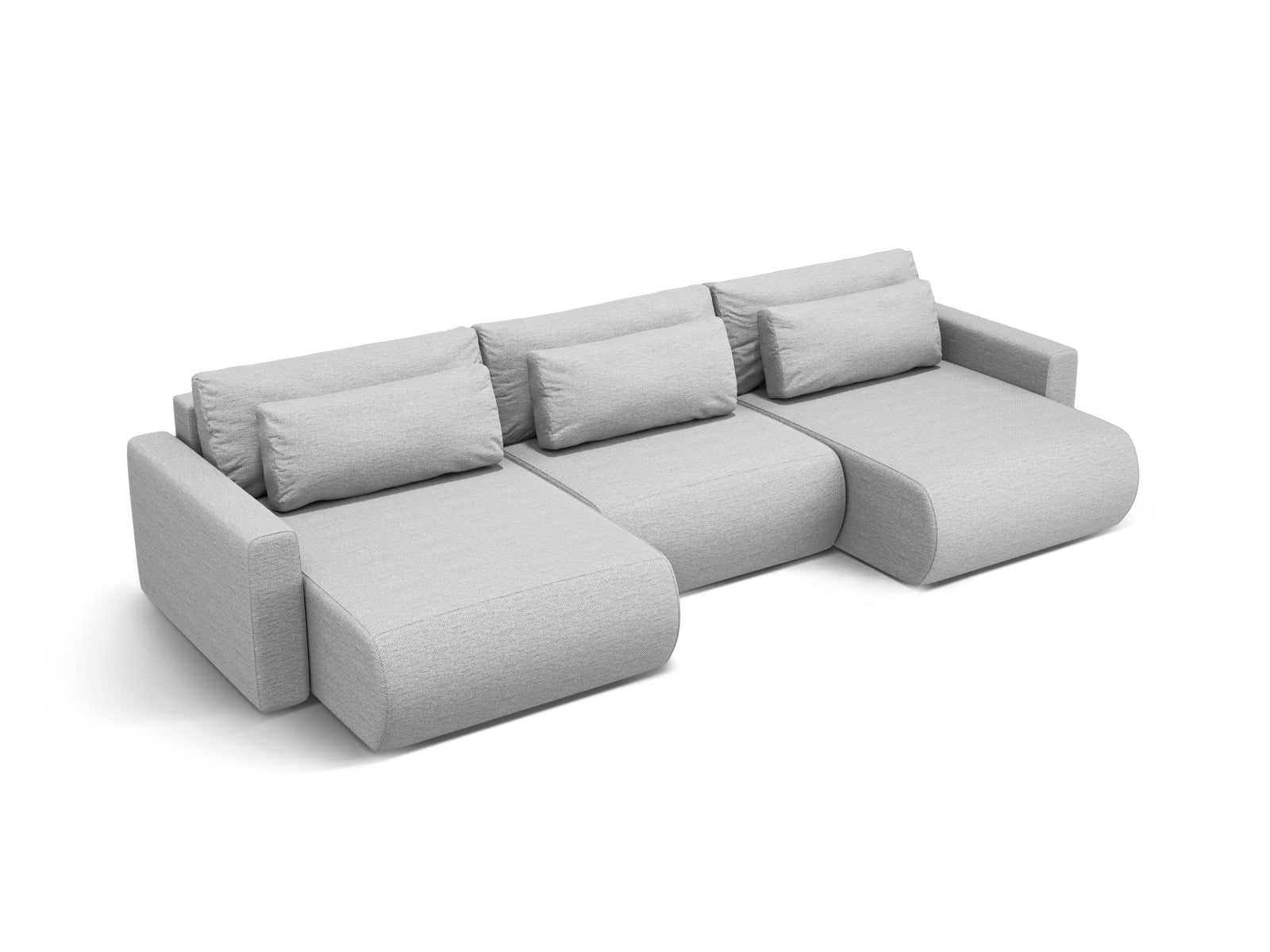Erleben Sie das elegante Belfast Panoramic Sofa von Cosmopolitan Design – ein 4-Sitzer mit cleverem Stauraum und komfortabler Schlaffunktion für Ihr Zuhause.