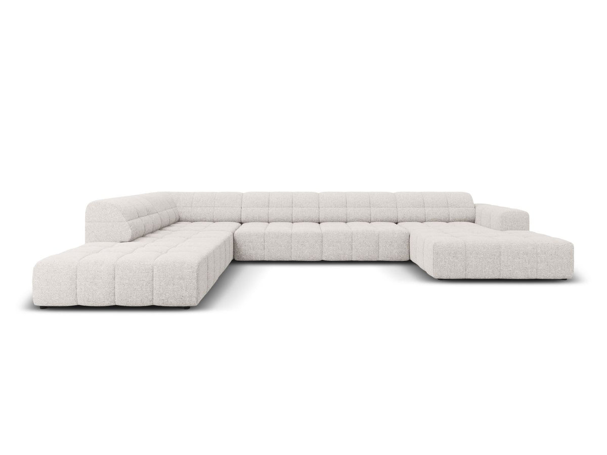 Chicago Panoramic Ecksofa links 7 Sitzer 262cm in Light Grey-Haga präsentiert im Onlineshop von KAQTU Design AG. Ecksofa links ist von Cosmopolitan Design