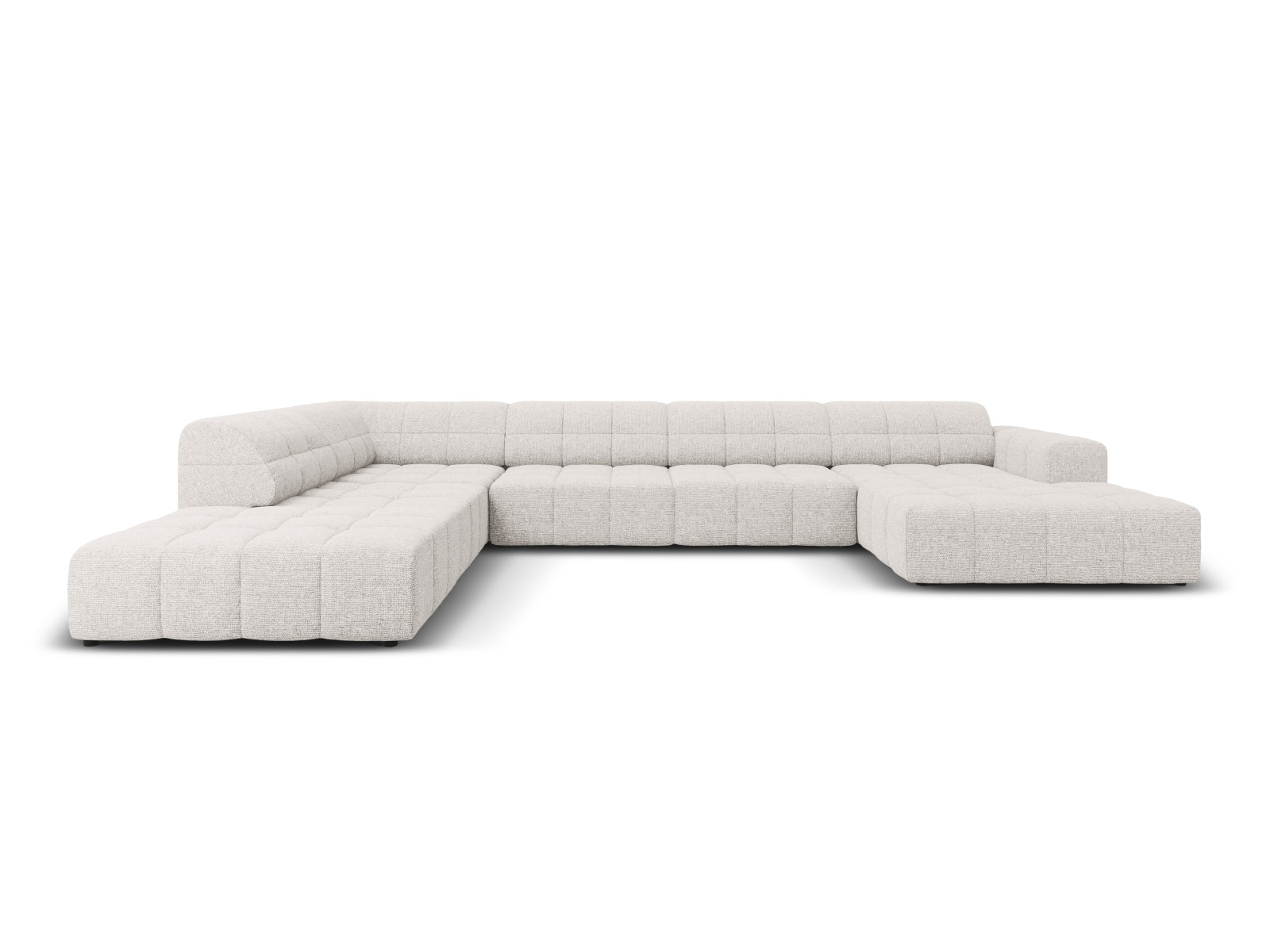 Chicago Panoramic Ecksofa links 7 Sitzer 262cm in Light Grey präsentiert im Onlineshop von KAQTU Design AG. Ecksofa links ist von Cosmopolitan Design