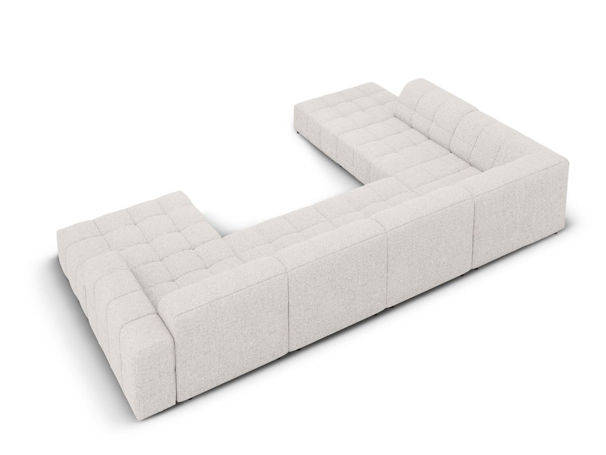 Chicago Panoramic Ecksofa links 7 Sitzer 262cm in Light Grey-Haga präsentiert im Onlineshop von KAQTU Design AG. Ecksofa links ist von Cosmopolitan Design