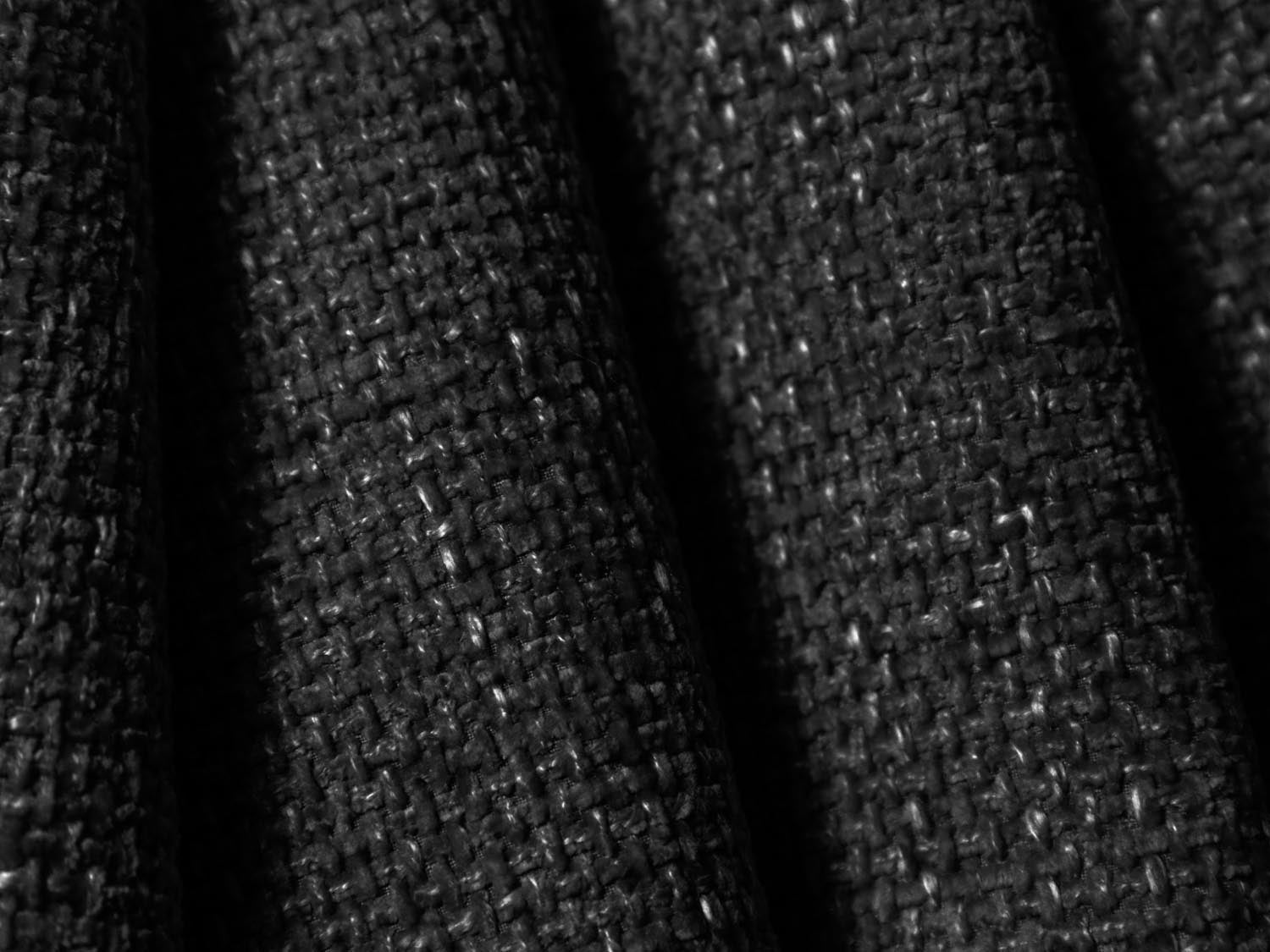 Elegantes Tulum Panoramic Ecksofa links in Schwarz, 6 Sitzer, 255 cm, ideal für einladende und moderne Wohnräume.