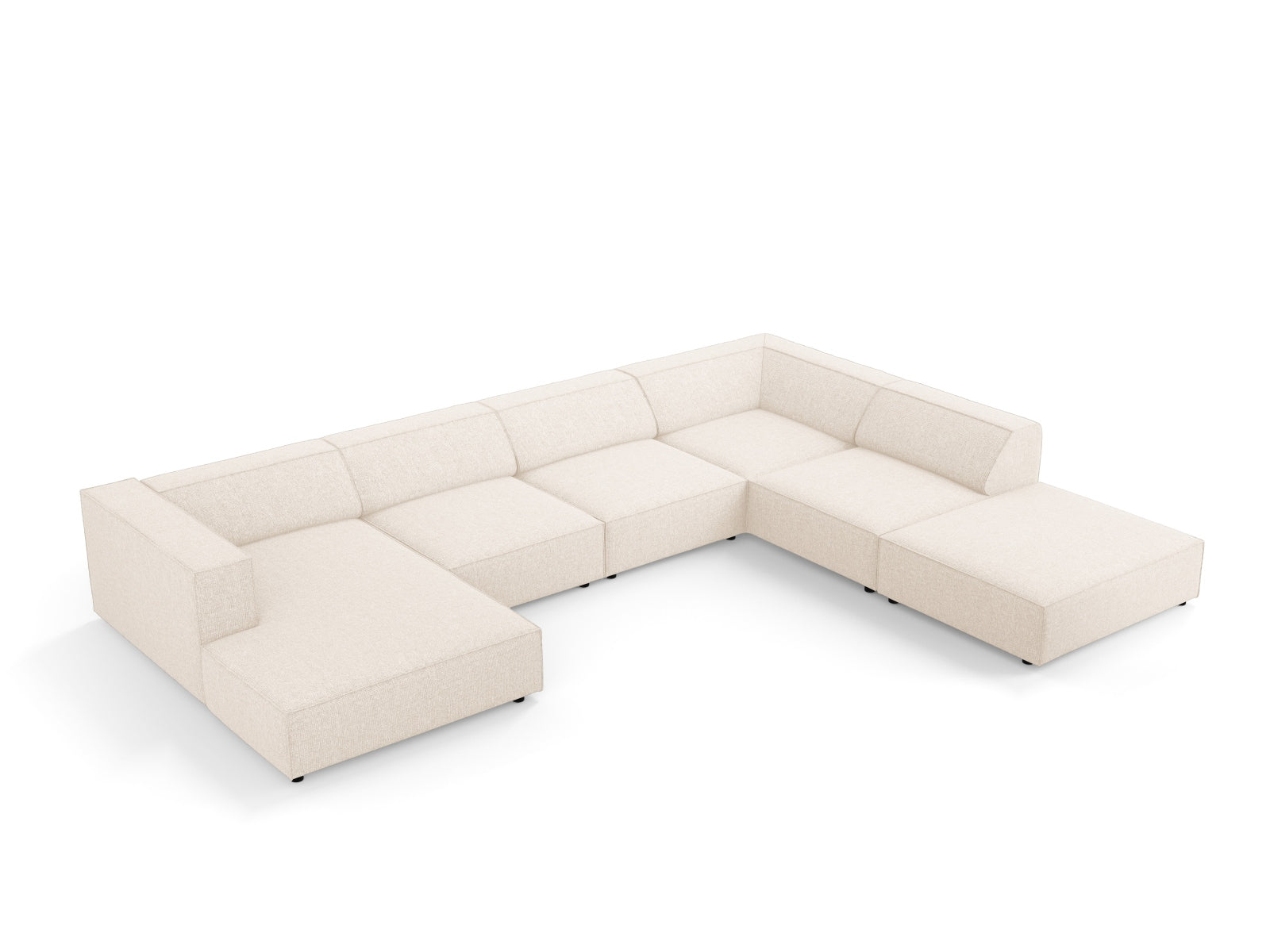 Entdecken Sie das Arendal Panoramic Ecksofa rechts 7 Sitzer von Cosmopolitan Design – elegantes Design und optimaler Komfort für Ihr modernes Wohnzimmer.