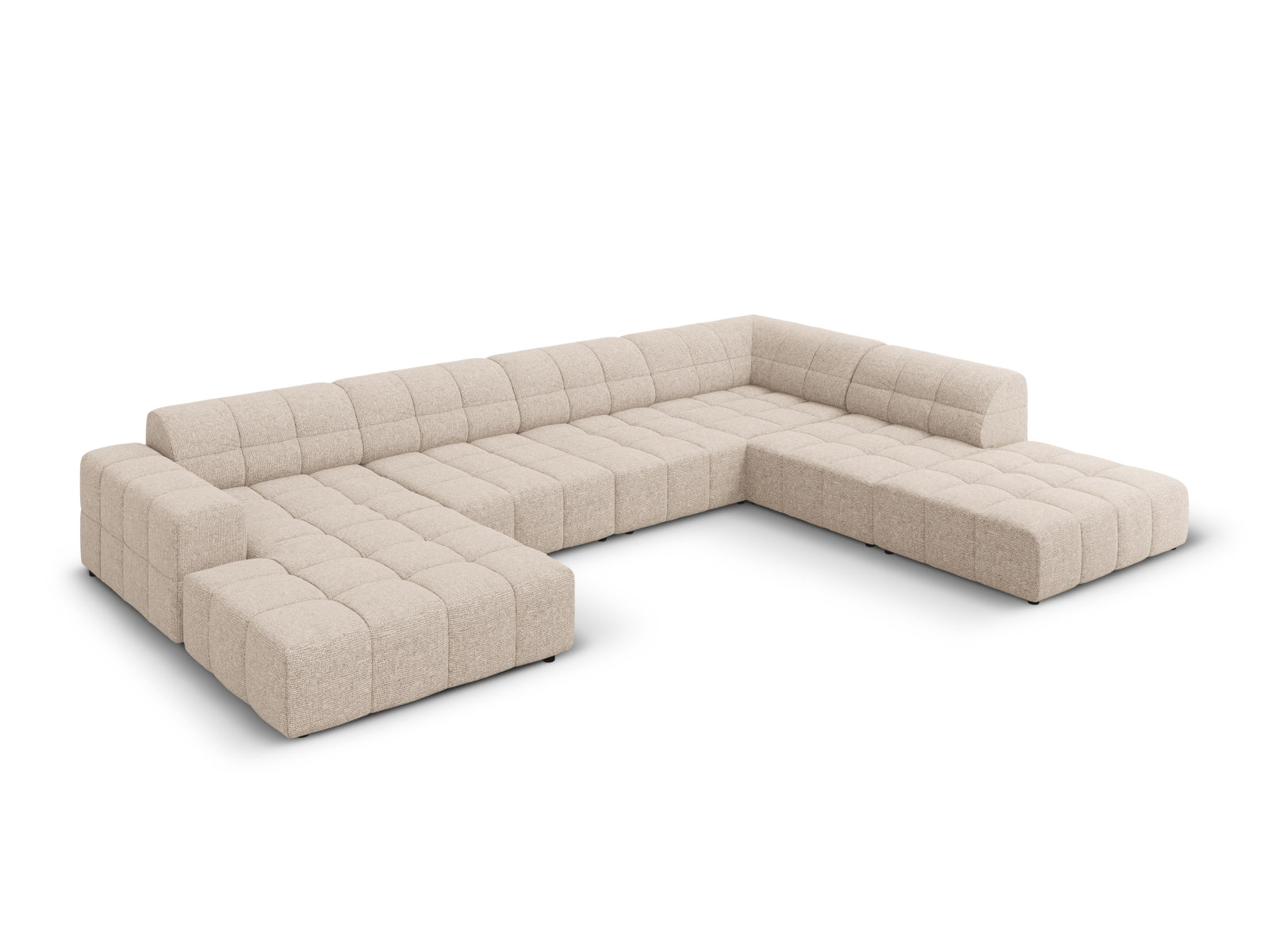 Erleben Sie das Chicago Panoramic Ecksofa rechts (262 cm) von Cosmopolitan Design – stilvoll, geräumig und perfekt für entspannte Abende im Wohnzimmer.