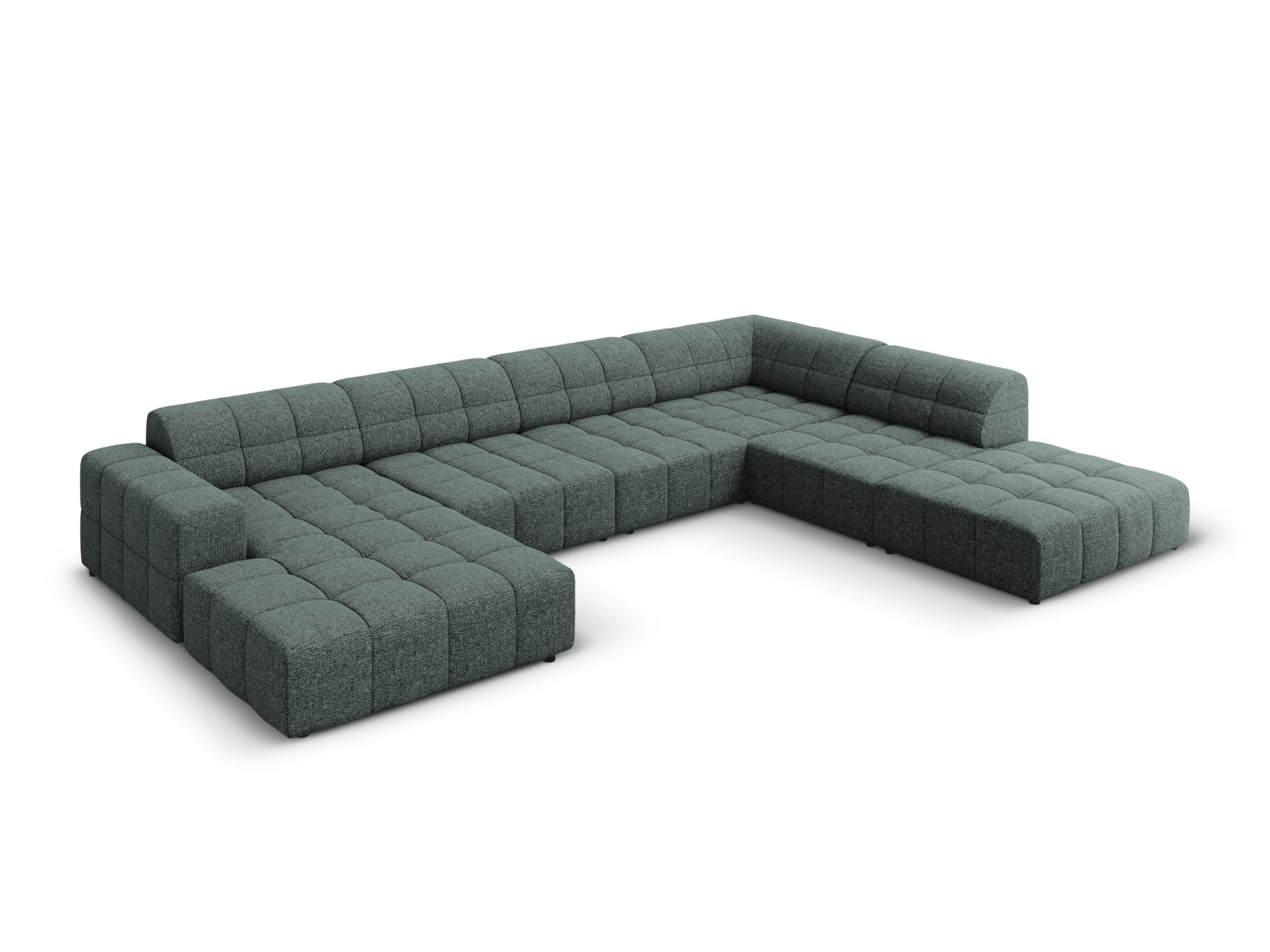 Erleben Sie das Chicago Panoramic Ecksofa rechts (262 cm) von Cosmopolitan Design – stilvoll, geräumig und perfekt für entspannte Abende mit Freunden.