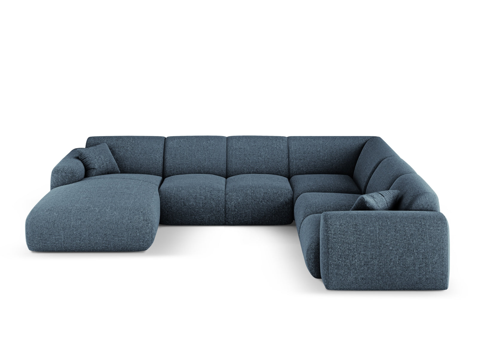 Nolio Panoramic Ecksofa rechts 6 Sitzer 252cm in Royal Blue-Haga präsentiert im Onlineshop von KAQTU Design AG. Ecksofa rechts ist von Cosmopolitan Design