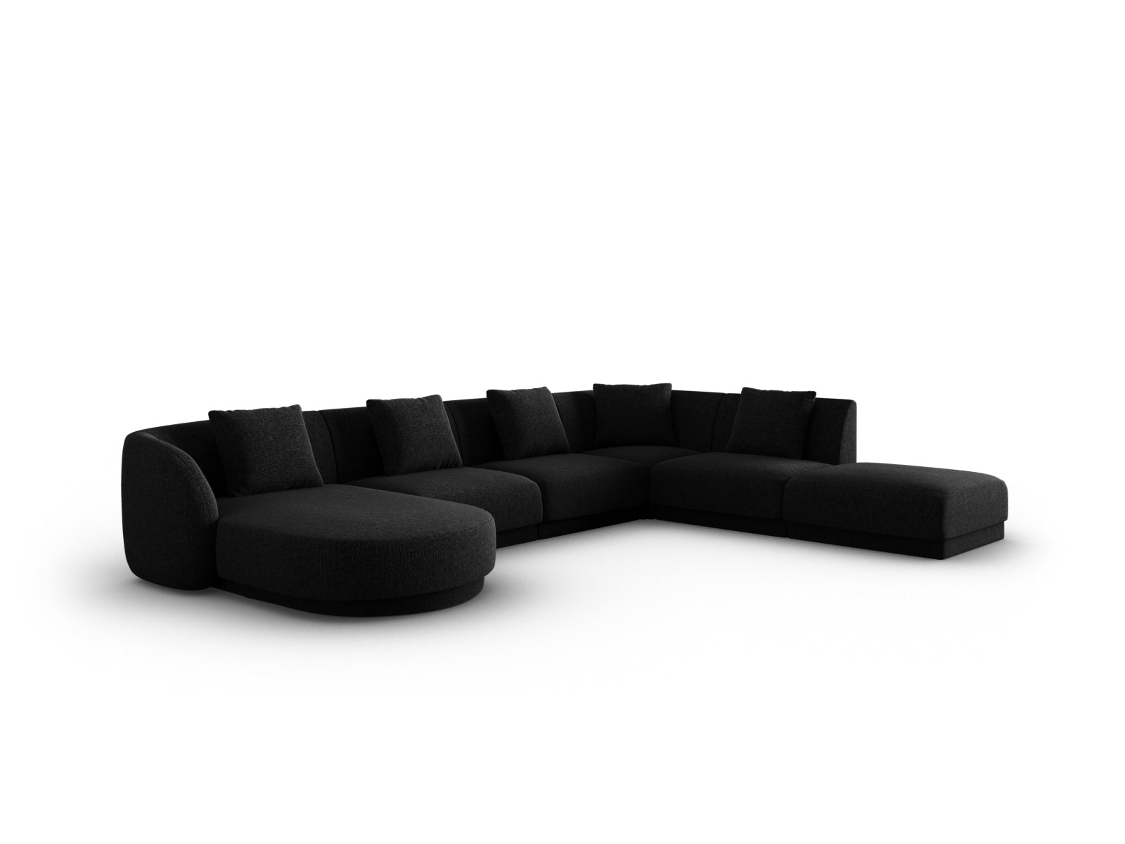 Entdecken Sie das Tulum Panoramic Ecksofa rechts (255cm) von Cosmopolitan Design – ideal für moderne Wohnräume und entspannte Zusammenkünfte.