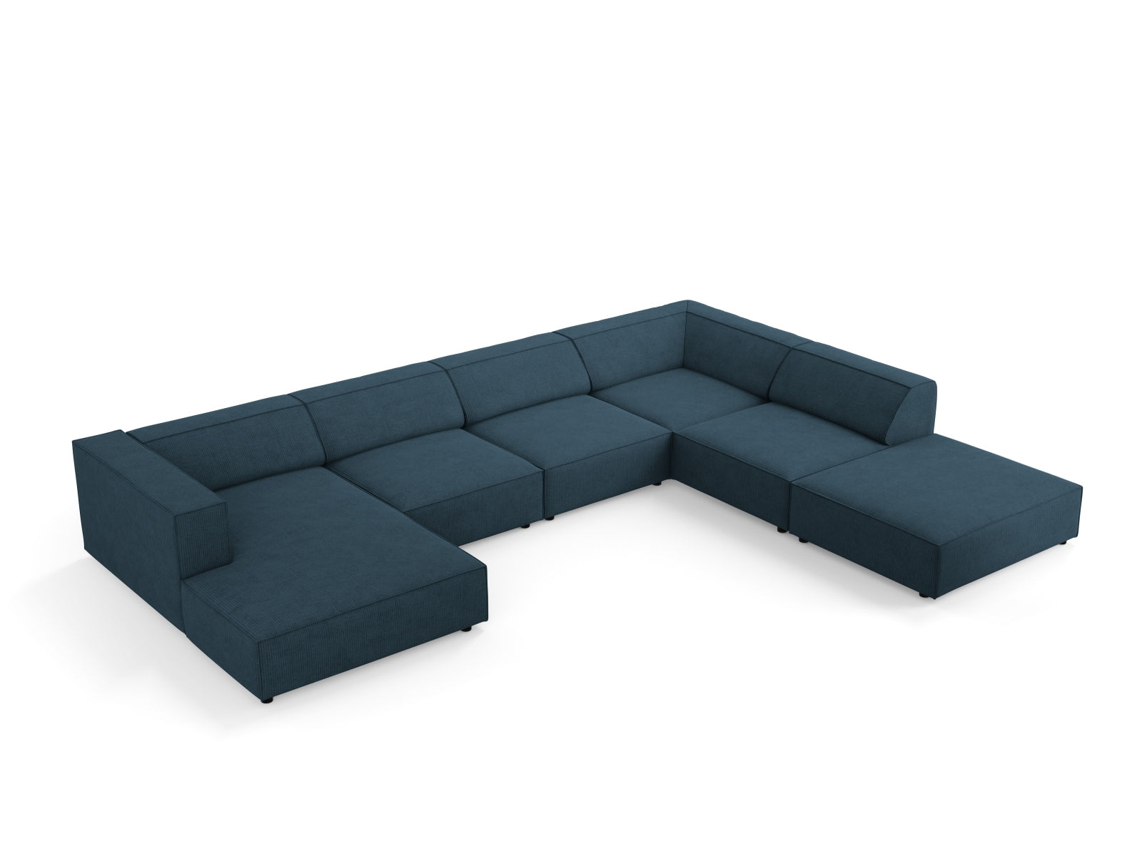 Erleben Sie das Arendal Panoramic Ecksofa rechts 7 Sitzer von Cosmopolitan Design – stilvolles Design, erstklassiger Komfort und zeitlose Eleganz für Ihr Zuhause.