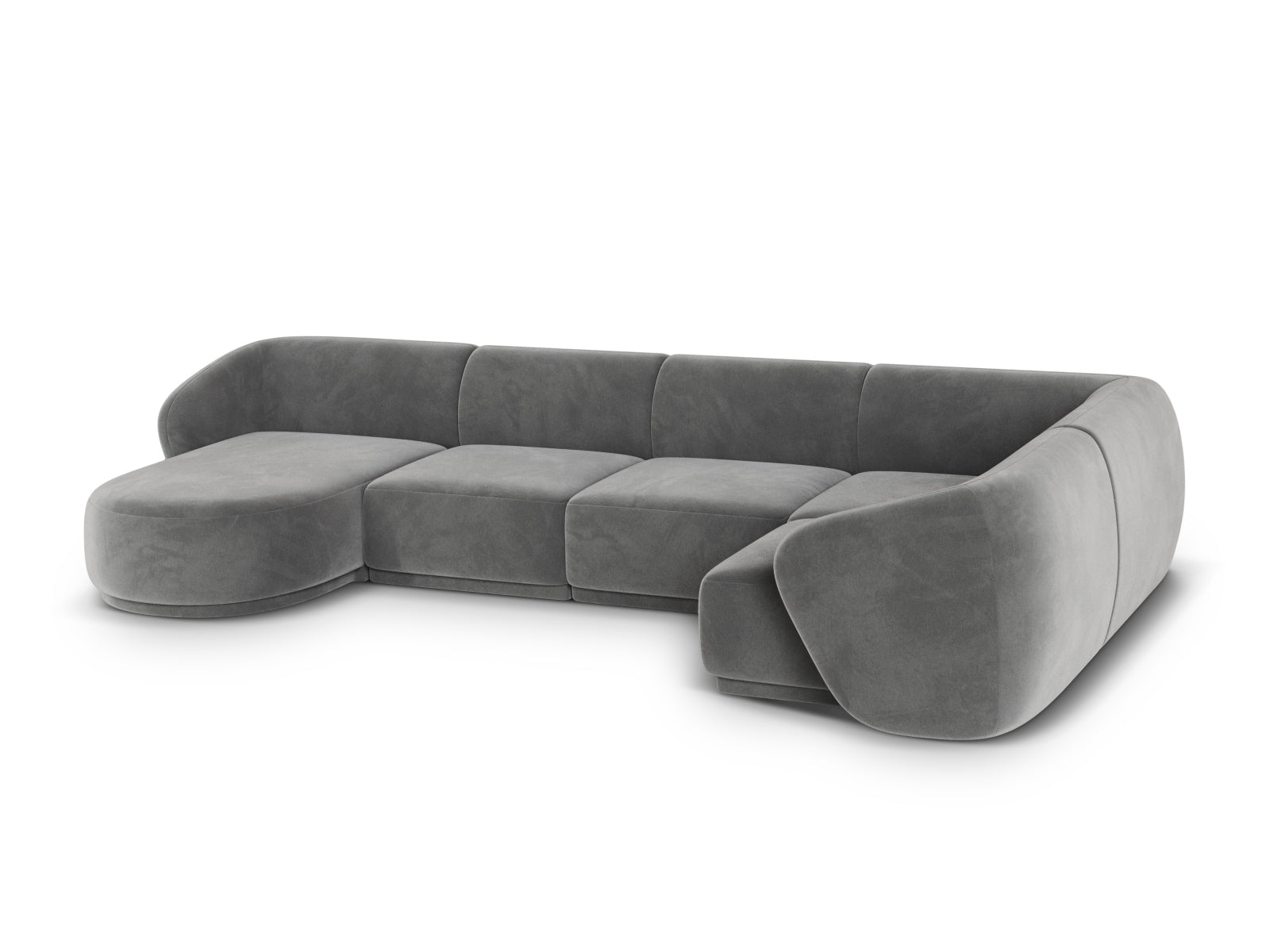 Modernes 6-Sitzer Panoramic Ecksofa rechts Gomera von Cosmopolitan Design, perfekt für entspannte Stunden und gesellige Zusammenkünfte.