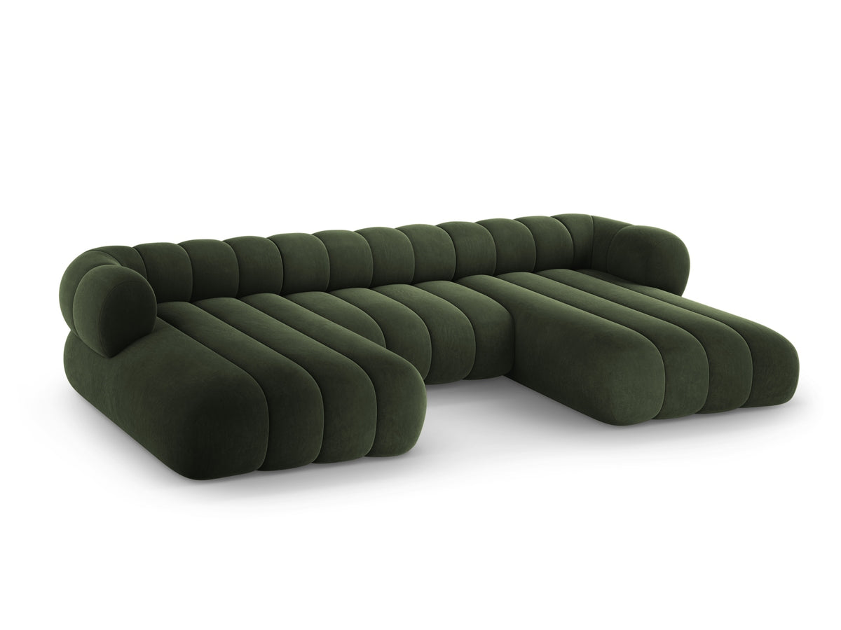 Koge Velour Panoramic Sofa 6 Sitzer 165cm in Green-Vogue präsentiert im Onlineshop von KAQTU Design AG. 3er Sofa ist von Cosmopolitan Design