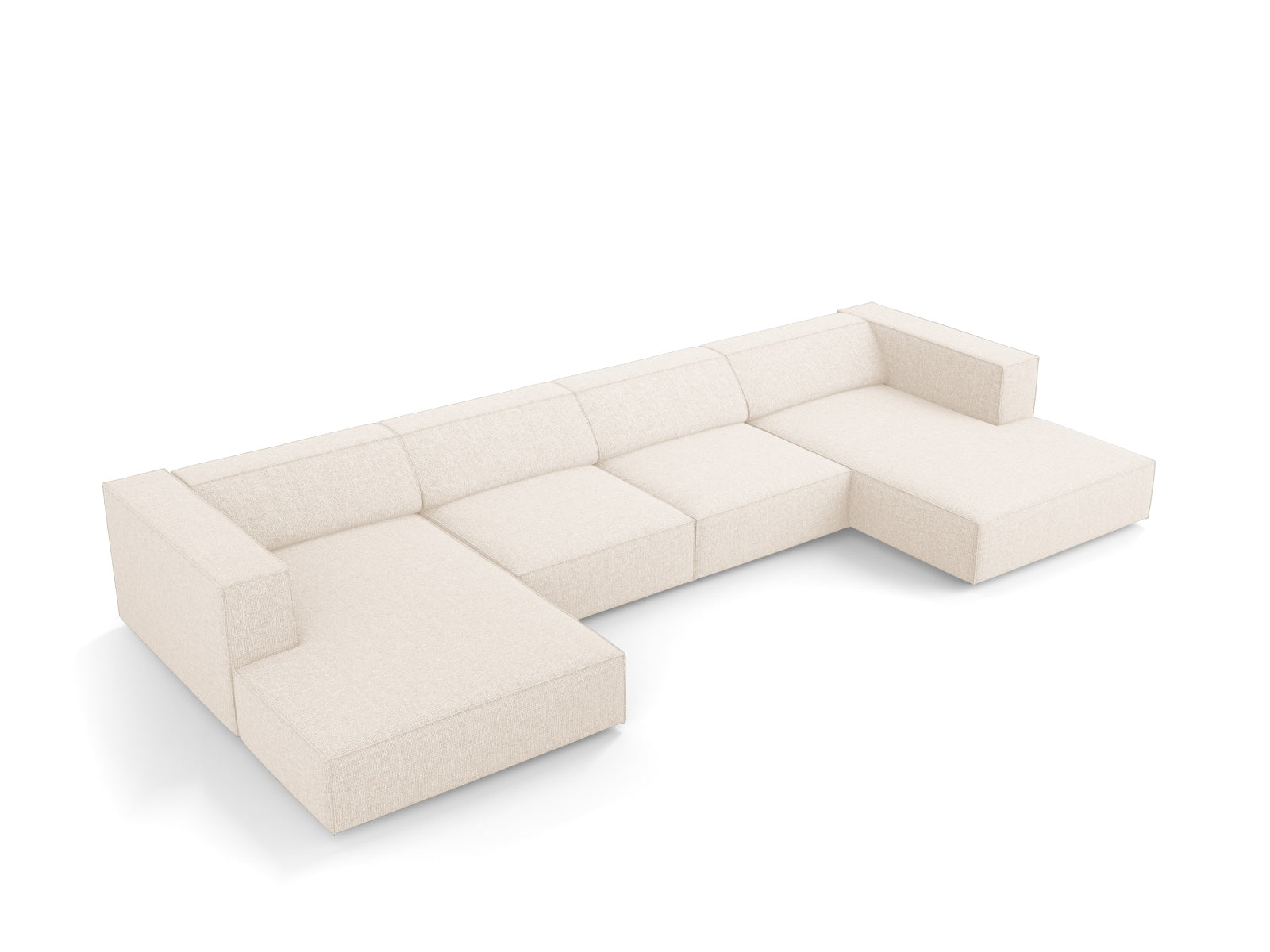Erleben Sie das Arendal Panoramic Sofa 6 Sitzer von Cosmopolitan Design – stilvolles Design und ultimativer Komfort für Ihr Wohnzimmer. Ideal für gesellige Abende!