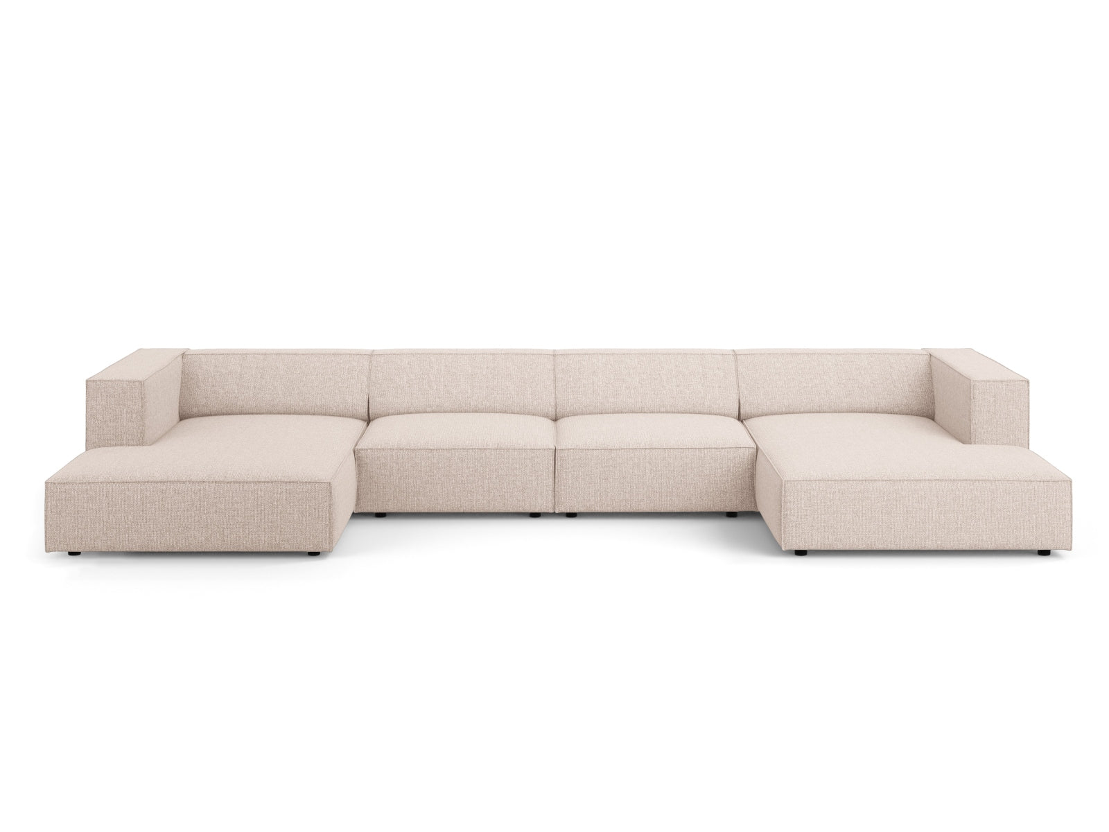 Arendal Panoramic Sofa 6 Sitzer in Beige präsentiert im Onlineshop von KAQTU Design AG. 5er Sofa ist von Cosmopolitan Design