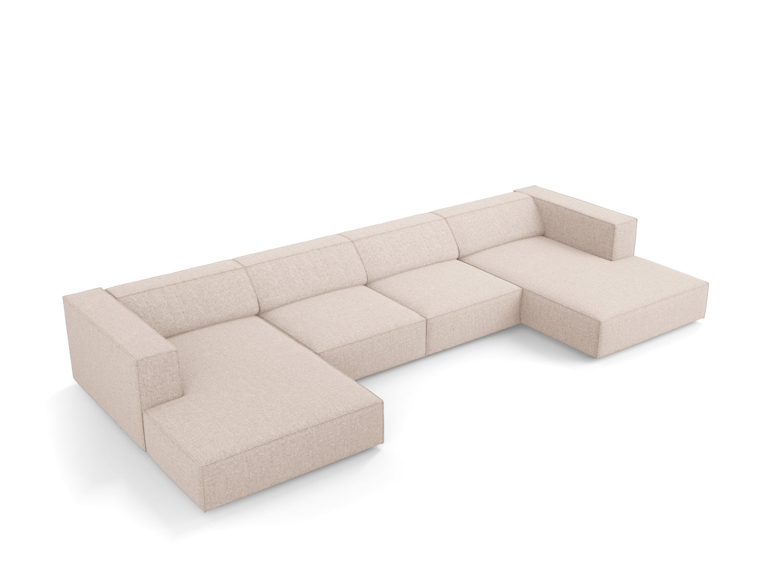Entdecken Sie das Arendal Panoramic Sofa 6 Sitzer von Cosmopolitan Design – perfekter Komfort und modernes Design für Ihr stilvolles Wohnzimmer.