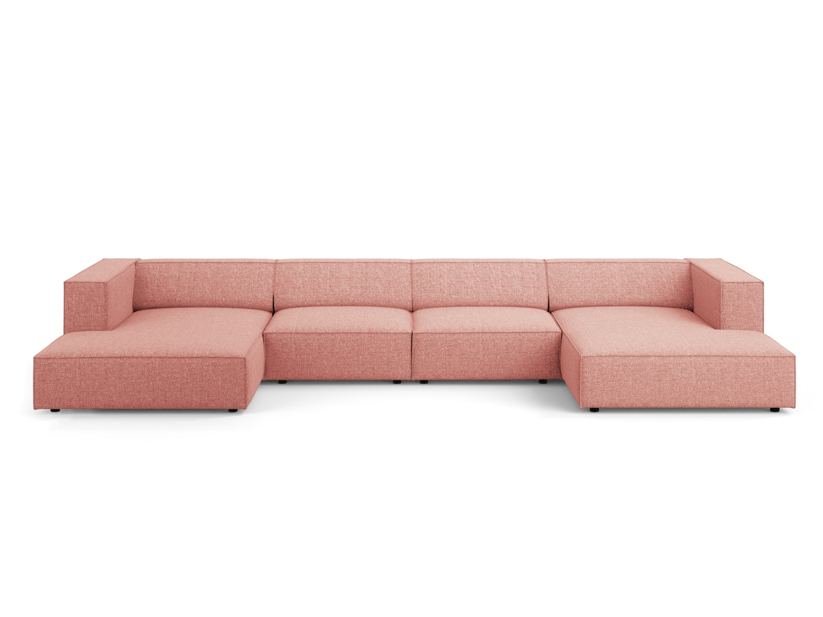 Arendal Panoramic Sofa 6 Sitzer in Pink präsentiert im Onlineshop von KAQTU Design AG. 5er Sofa ist von Cosmopolitan Design