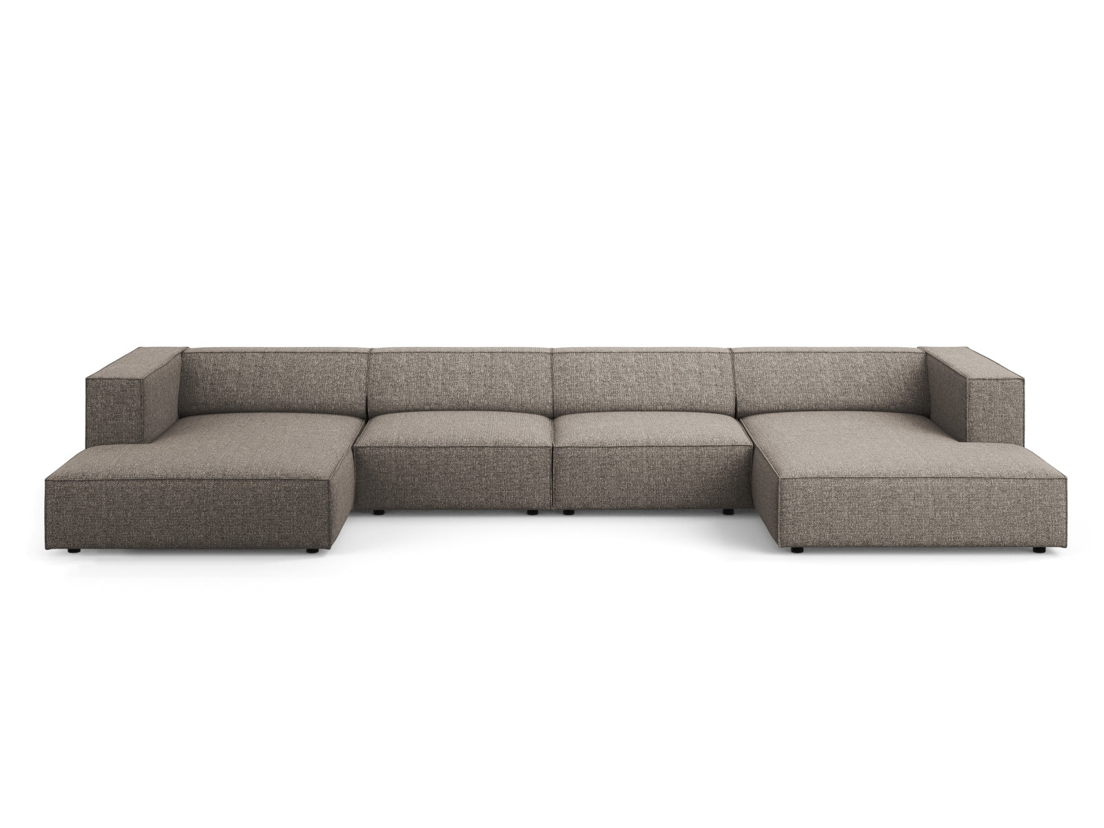 Arendal Panoramic Sofa 6 Sitzer in Grey präsentiert im Onlineshop von KAQTU Design AG. 5er Sofa ist von Cosmopolitan Design