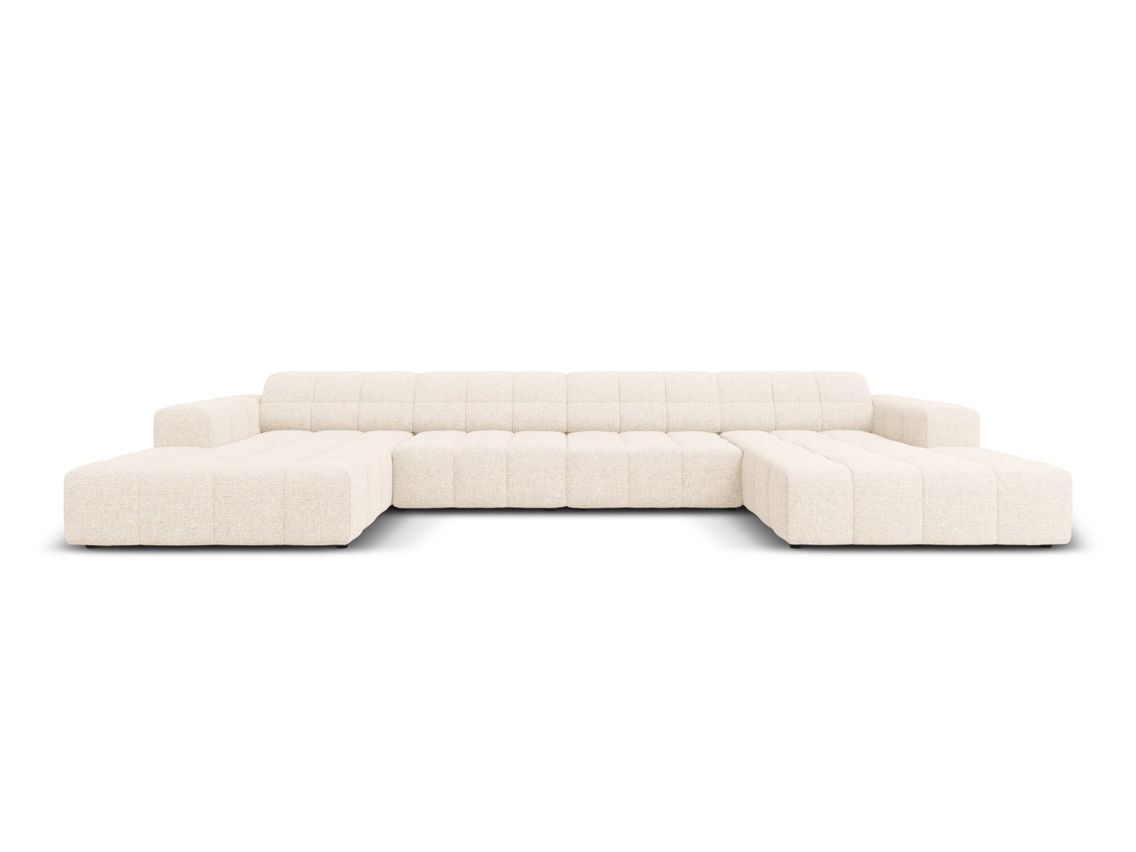 Chicago Panoramic Sofa 6 Sitzer 166cm in Light Beige-Haga präsentiert im Onlineshop von KAQTU Design AG. 5er Sofa ist von Cosmopolitan Design