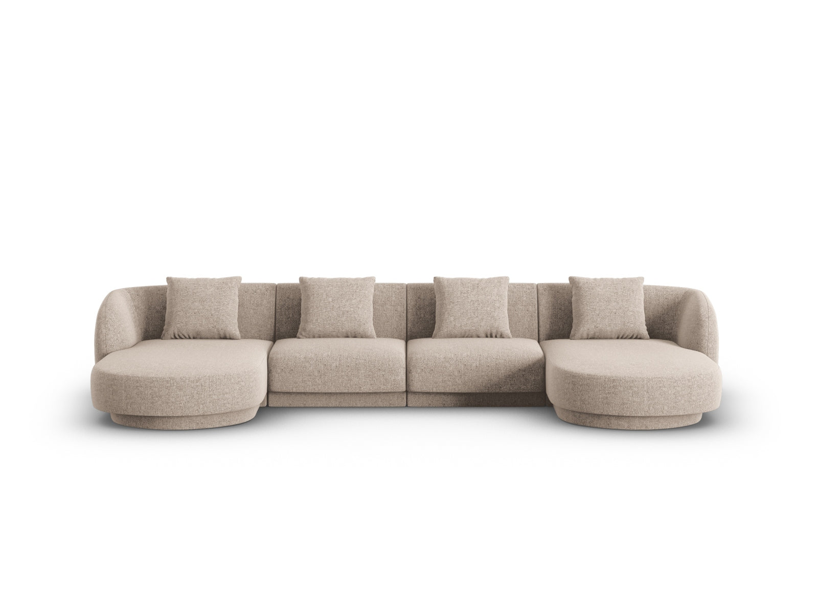 Tulum Panoramic Sofa 5 Sitzer 156cm in Beige-Haga präsentiert im Onlineshop von KAQTU Design AG. 5er Sofa ist von Cosmopolitan Design