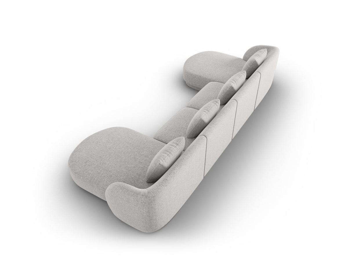 Tulum Panoramic Sofa 5 Sitzer 156cm in Light Grey-Haga präsentiert im Onlineshop von KAQTU Design AG. 5er Sofa ist von Cosmopolitan Design