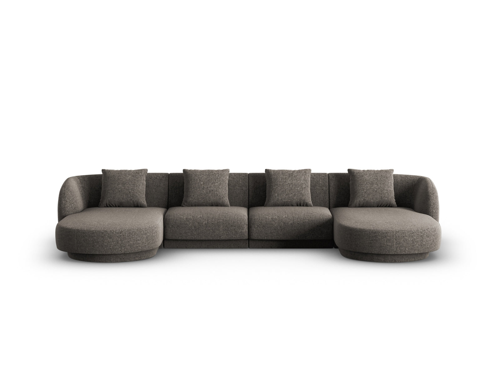 Tulum Panoramic Sofa 5 Sitzer 156cm in Grey-Haga präsentiert im Onlineshop von KAQTU Design AG. 5er Sofa ist von Cosmopolitan Design