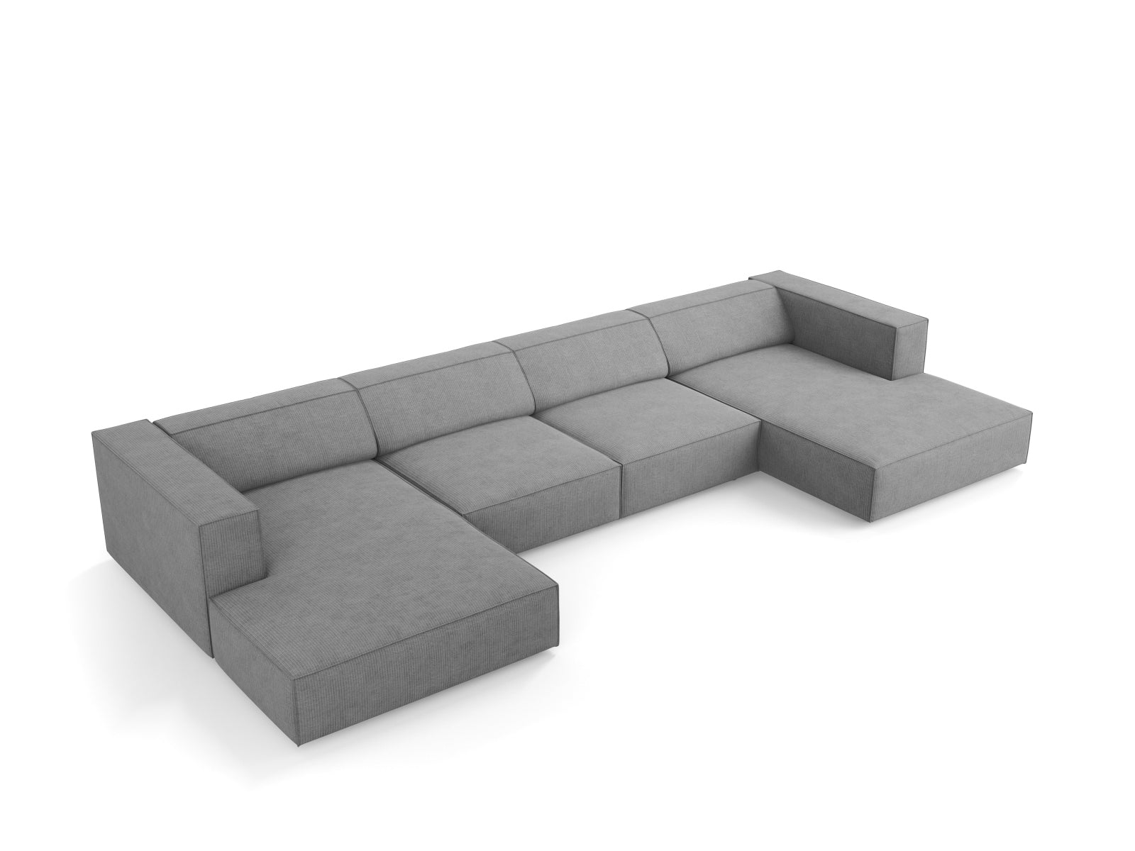 Entdecken Sie das Arendal Panoramic Sofa 6 Sitzer von Cosmopolitan Design – elegantes Design trifft auf höchsten Komfort für Ihr Wohnzimmer.