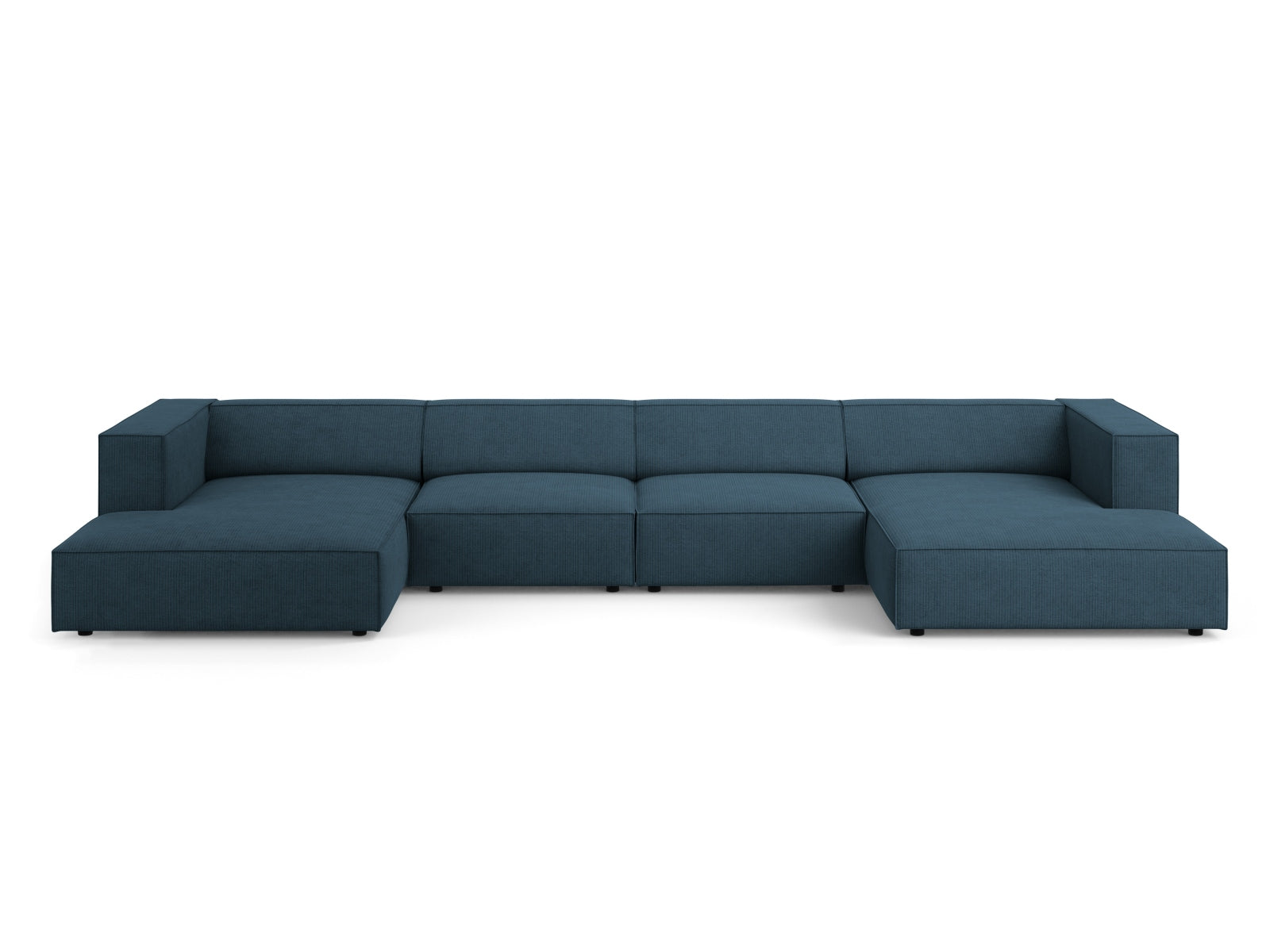Arendal Panoramic Sofa 6 Sitzer in Navy Blue präsentiert im Onlineshop von KAQTU Design AG. 5er Sofa ist von Cosmopolitan Design