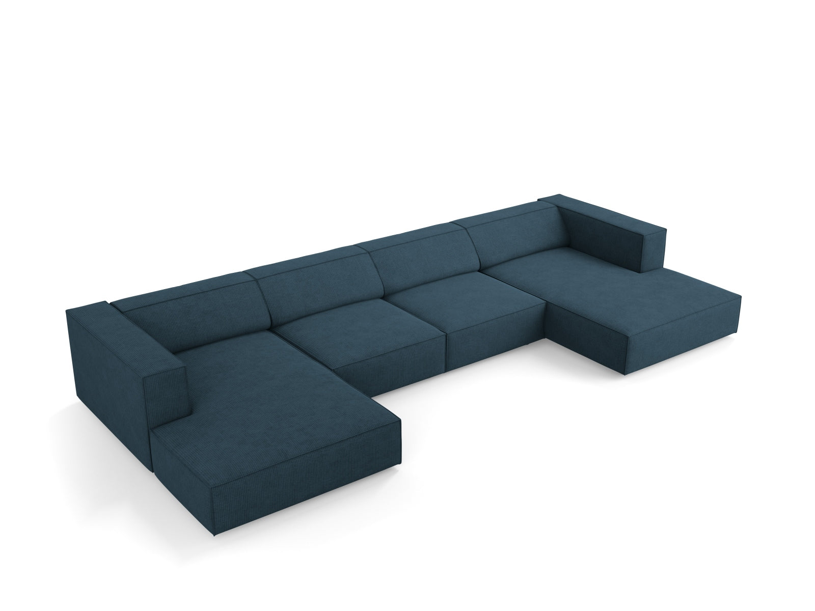 Entdecken Sie das Arendal Panoramic Sofa 6 Sitzer von Cosmopolitan Design – elegantes Design trifft auf höchsten Komfort für Ihr Wohnzimmer.