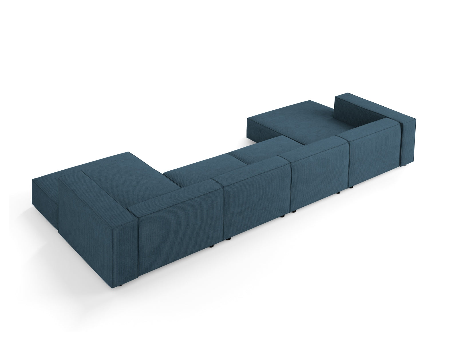 Erleben Sie das Arendal Panoramic Sofa 6 Sitzer von Cosmopolitan Design – stilvolle Eleganz und unvergleichlicher Komfort für Ihr modernes Wohnzimmer.