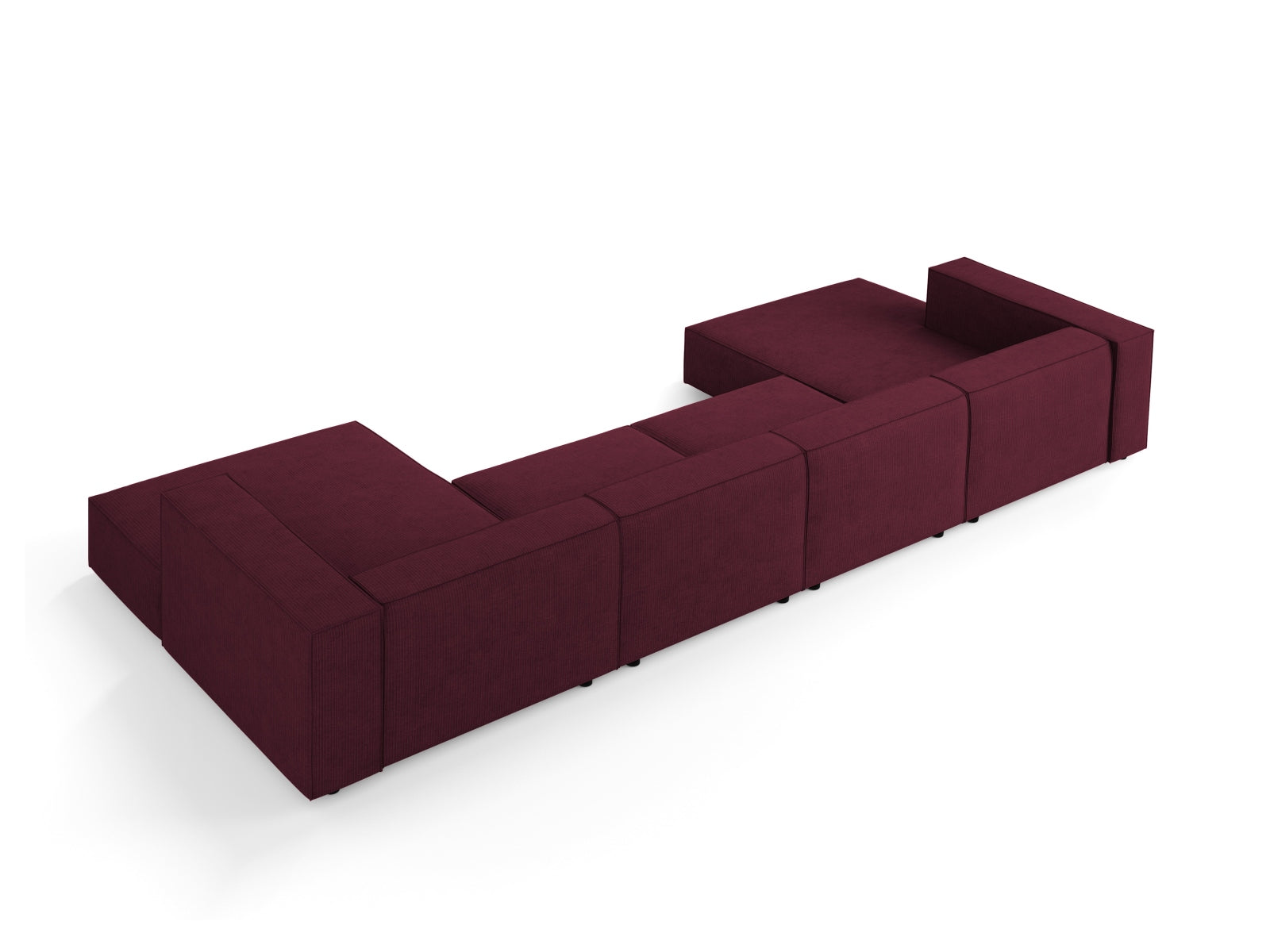 Erleben Sie das Arendal Panoramic Sofa 6 Sitzer von Cosmopolitan Design – stilvolle Eleganz und unvergleichlicher Komfort für Ihr modernes Wohnzimmer.