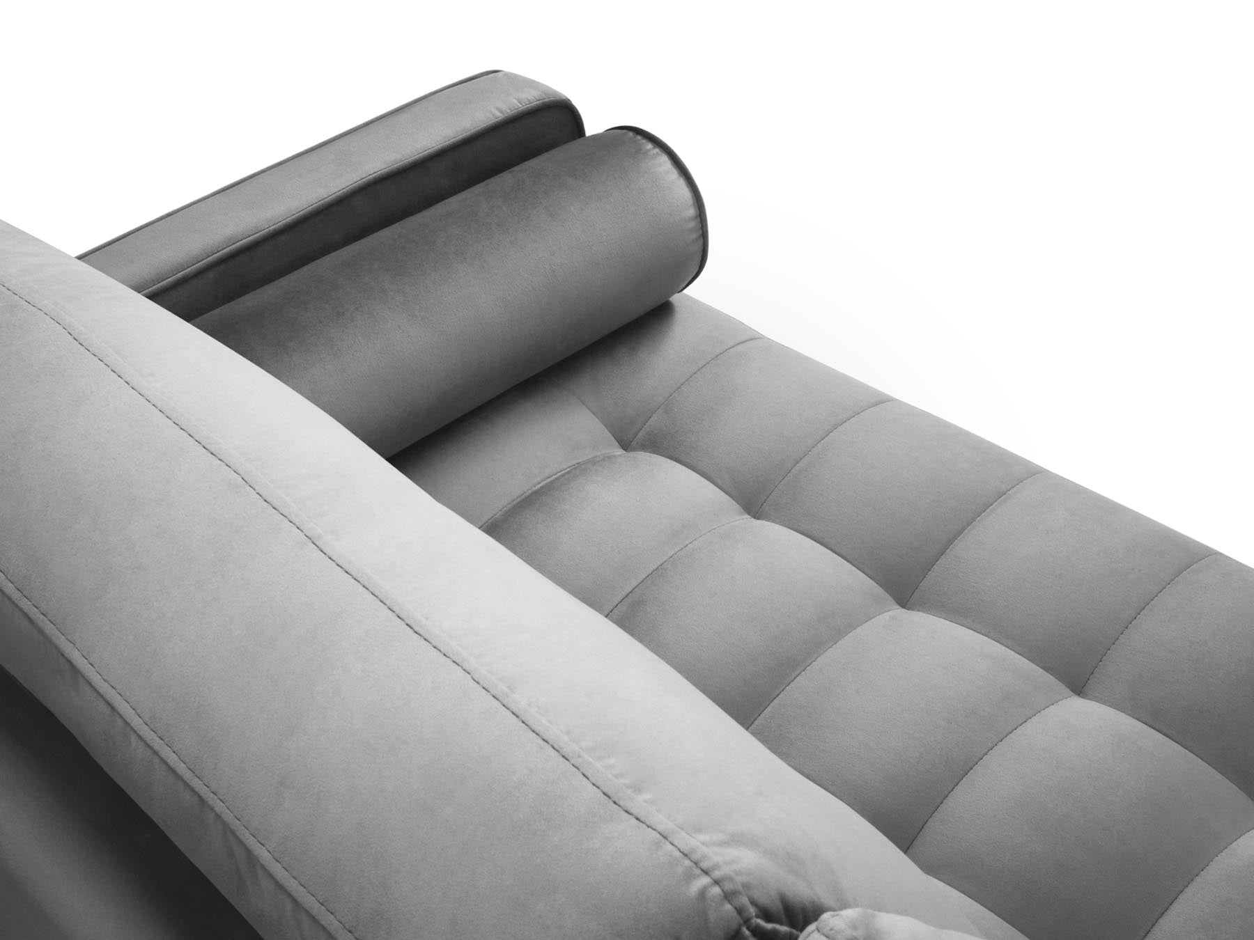 6-Sitzer Panoramic Sofa Aspen in Grey-Salvador präsentiert im Onlineshop von KAQTU Design AG. Ecksofa ist von Cosmopolitan Design