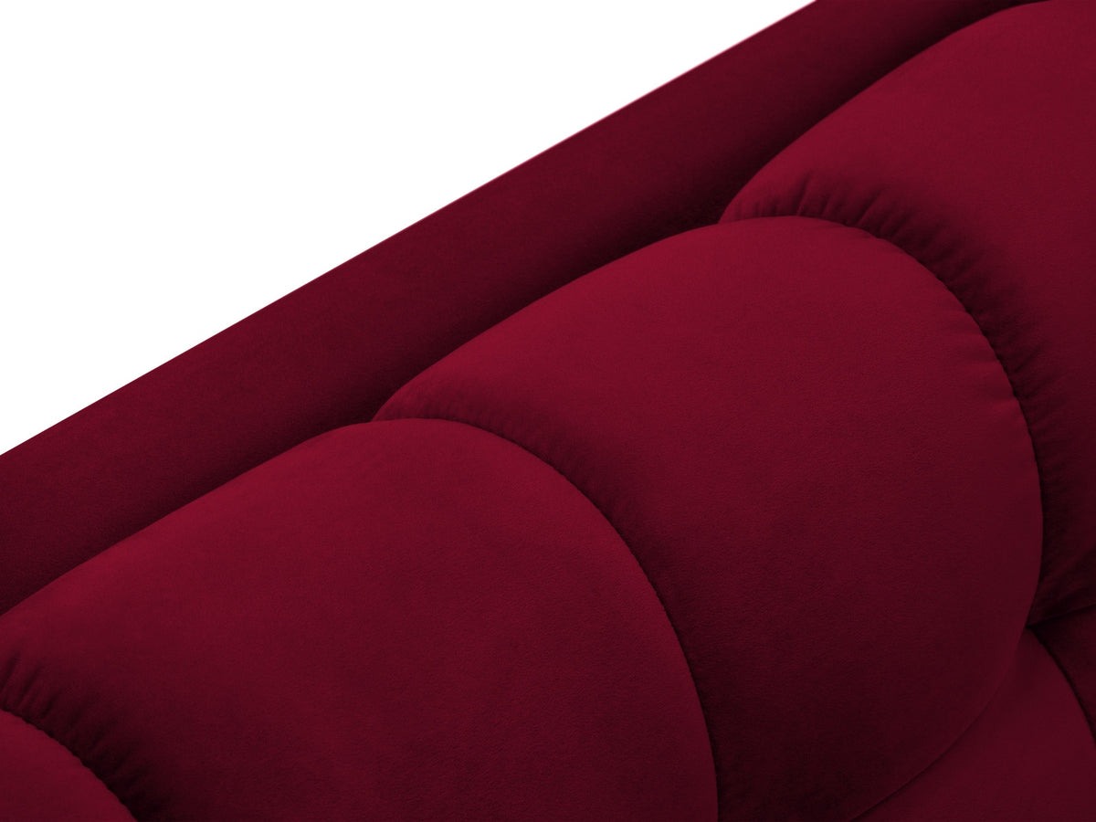 Ecksofa 7-Sitzer Panoramic Sofa Bali mit Stoffbezug, Récamière und Metallbeinen