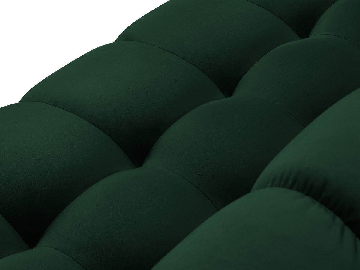 Ecksofa 7-Sitzer Panoramic Sofa Bali mit Stoffbezug, Récamière und Metallbeinen
