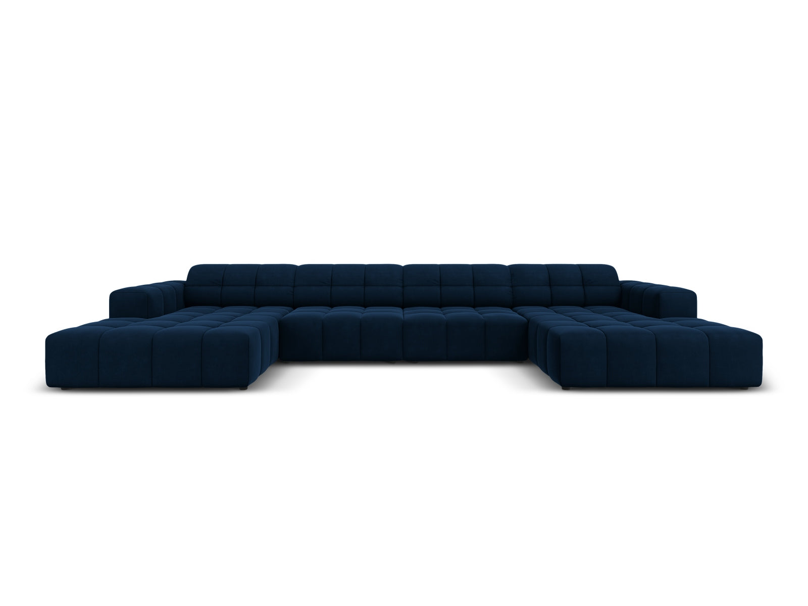 Chicago Velour Panoramic Sofa 6 Sitzer 166cm in Royal Blue präsentiert im Onlineshop von KAQTU Design AG. 3er Sofa ist von Cosmopolitan Design