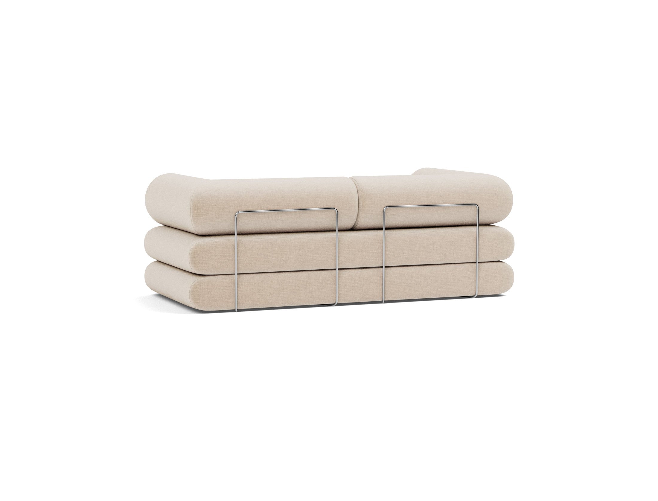 Circlus Tagesbett L-Shaped Armlehnen in 410 Esina Almond präsentiert im Onlineshop von KAQTU Design AG. Bettsofa ist von Innovation Living