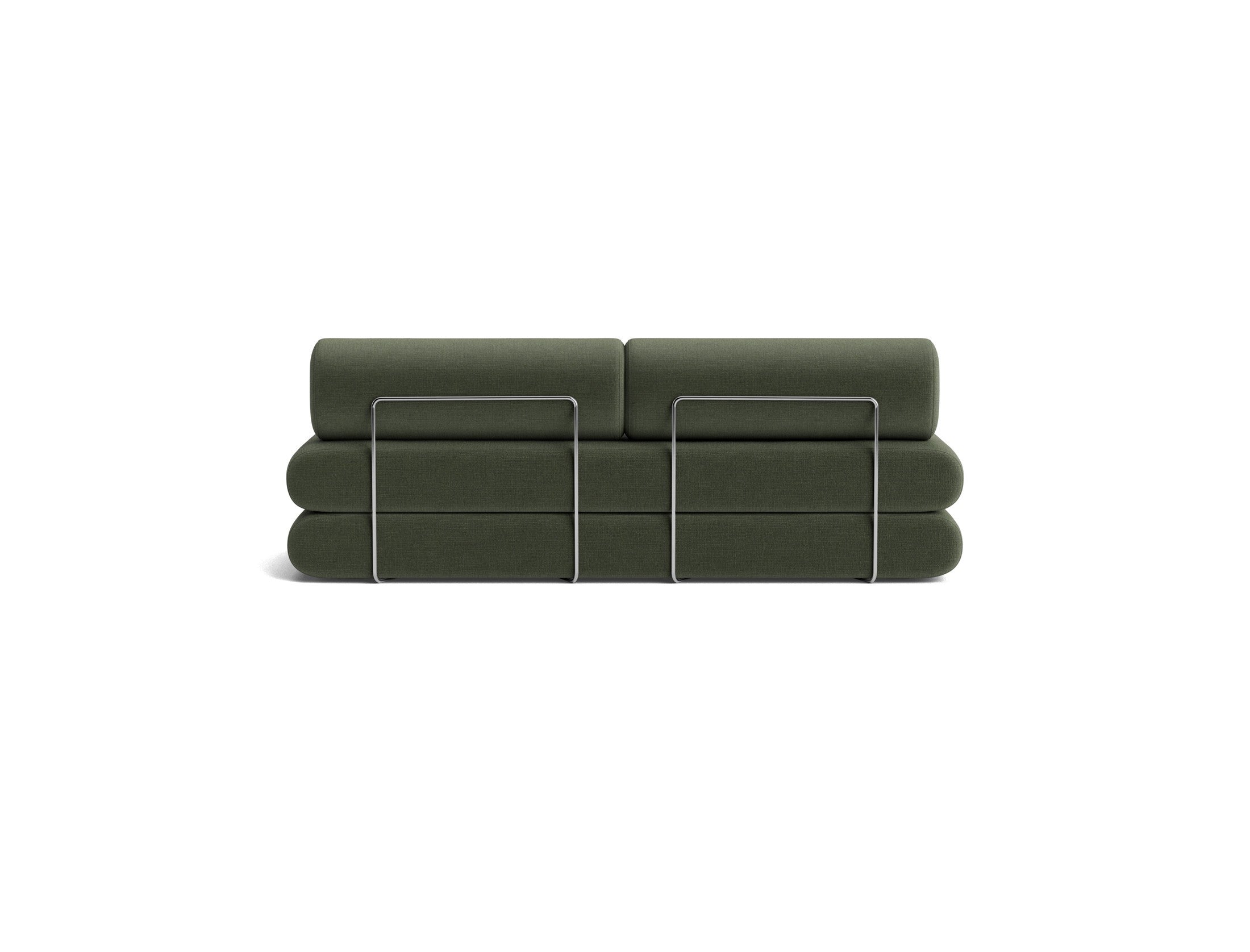 Circlus Tagesbett Mit Rückenpolstern in 413 Esina Olive Green präsentiert im Onlineshop von KAQTU Design AG. Bettsofa ist von Innovation Living