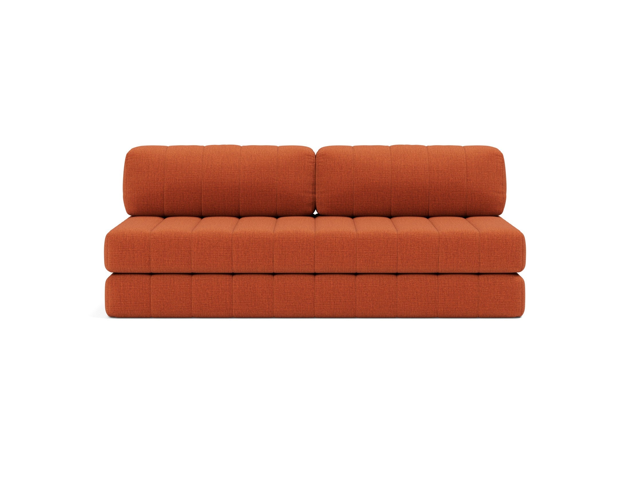 CozyPad Schlafsofa in 412 Esina Rust Orange präsentiert im Onlineshop von KAQTU Design AG. Bettsofa ist von Innovation Living