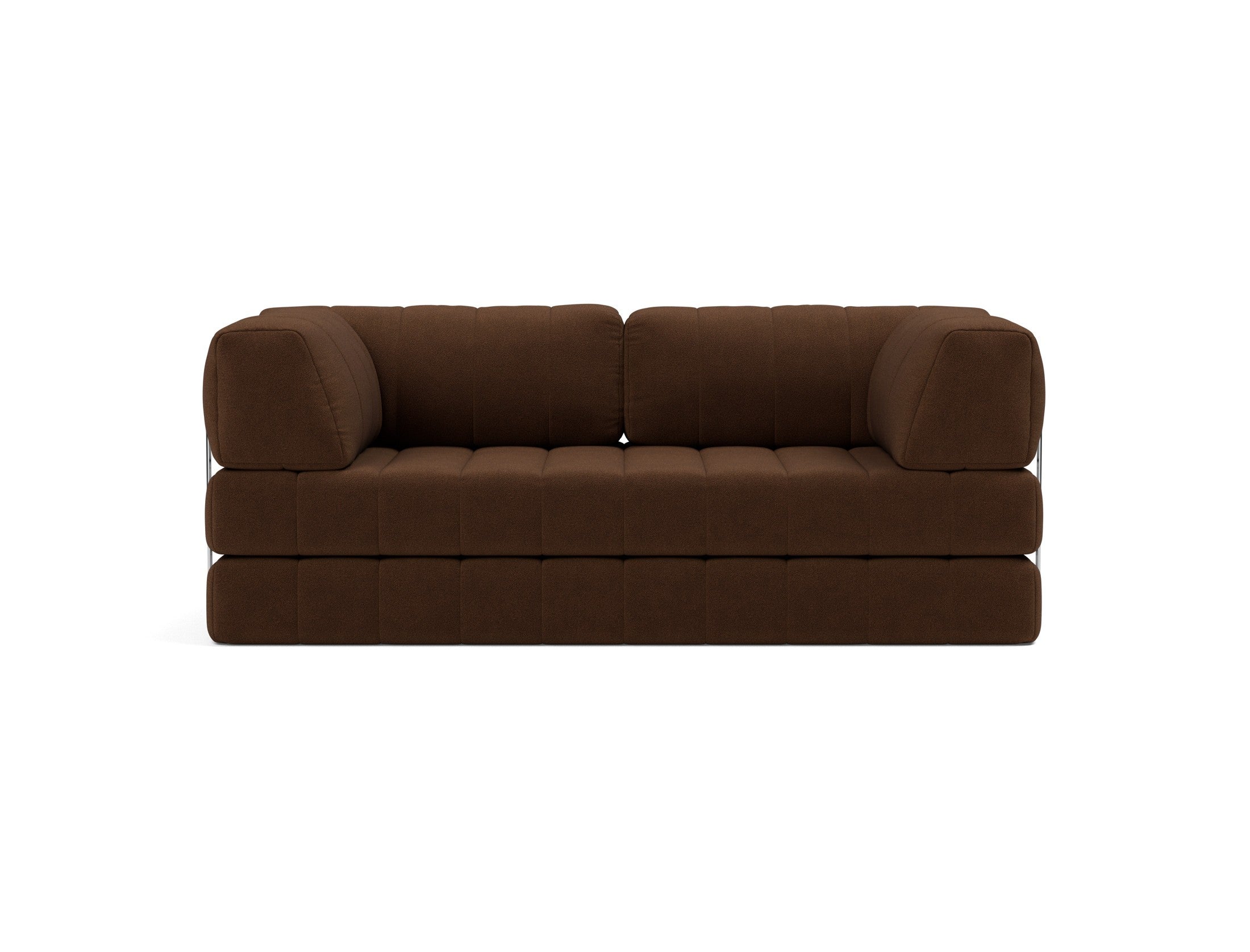 CozyPad Schlafsofa mit Armlehnen in 359 Taura Cappuccino präsentiert im Onlineshop von KAQTU Design AG. Bettsofa ist von Innovation Living