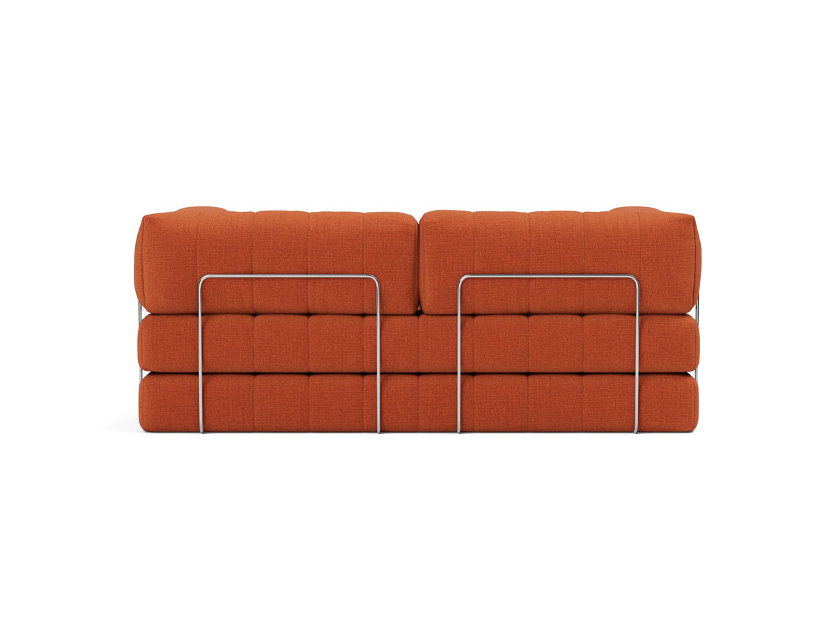 CozyPad Schlafsofa mit Armlehnen in 412 Esina Rust Orange präsentiert im Onlineshop von KAQTU Design AG. Bettsofa ist von Innovation Living