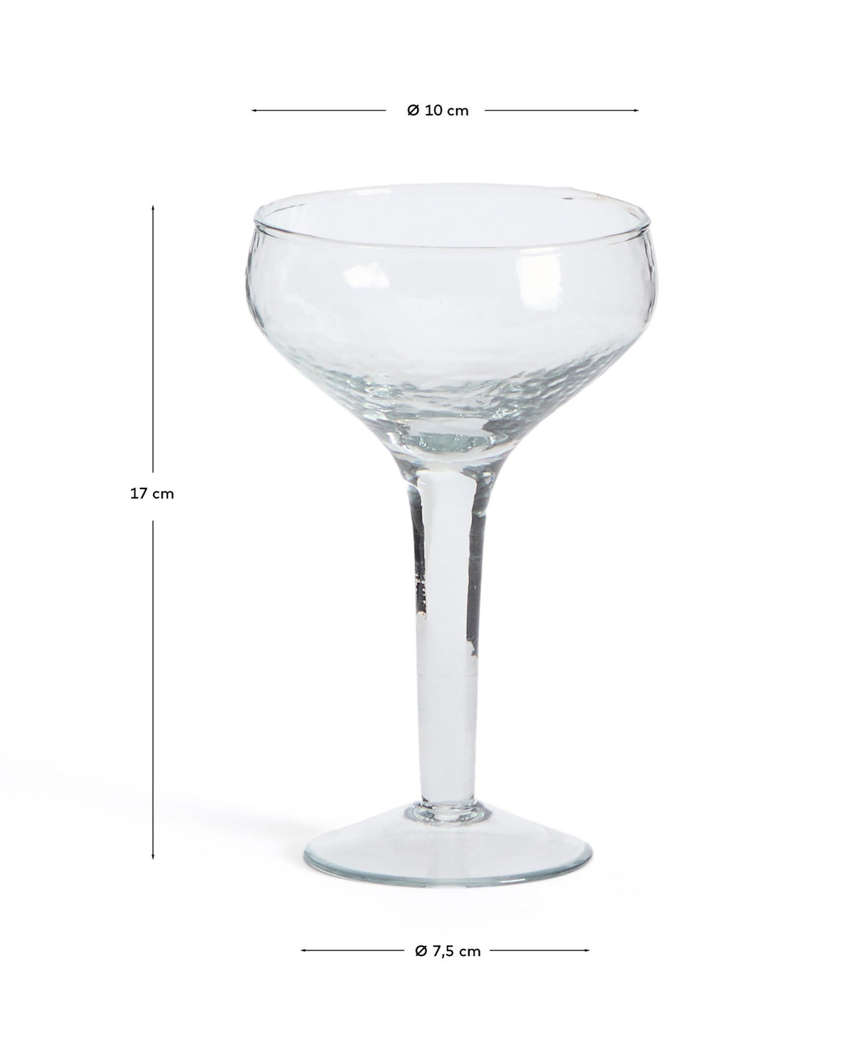 Weinglas Sileia aus transparentem Recyclingglas in Transparent präsentiert im Onlineshop von KAQTU Design AG. Wein- & Sektglas ist von Kave Home