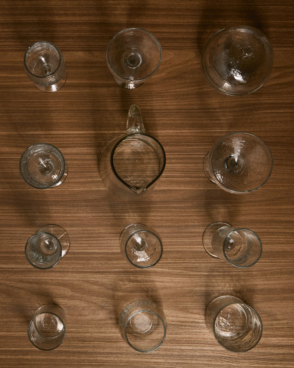 Weinglas Sileia aus transparentem Recyclingglas in Transparent präsentiert im Onlineshop von KAQTU Design AG. Wein- & Sektglas ist von Kave Home