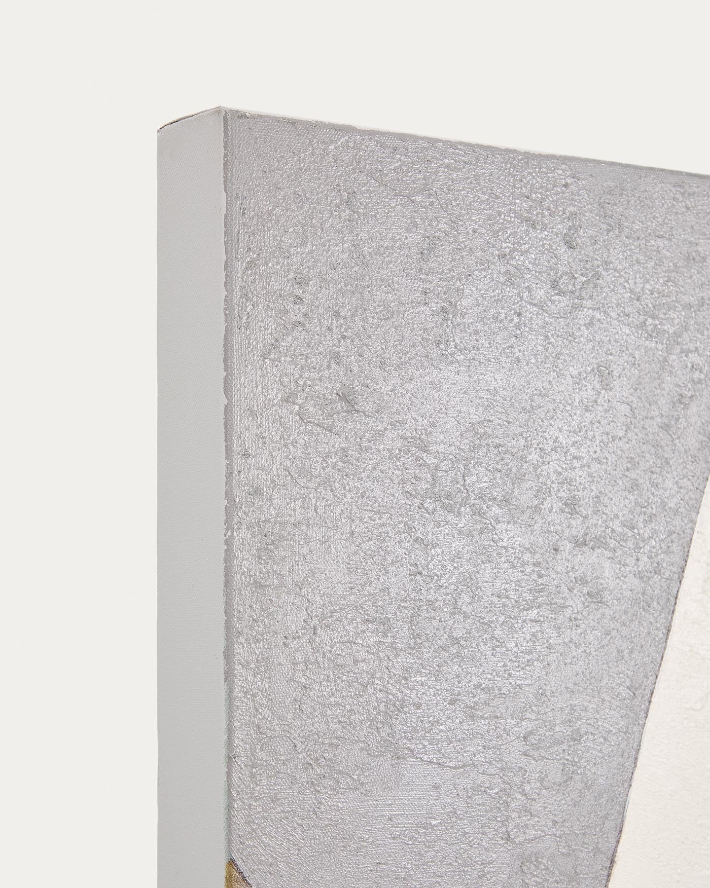 Abstrakte Leinwand Marvilo, Grau und Senfgelb, 120 x 200 cm in Mehrfarbig präsentiert im Onlineshop von KAQTU Design AG. Bild ist von Kave Home