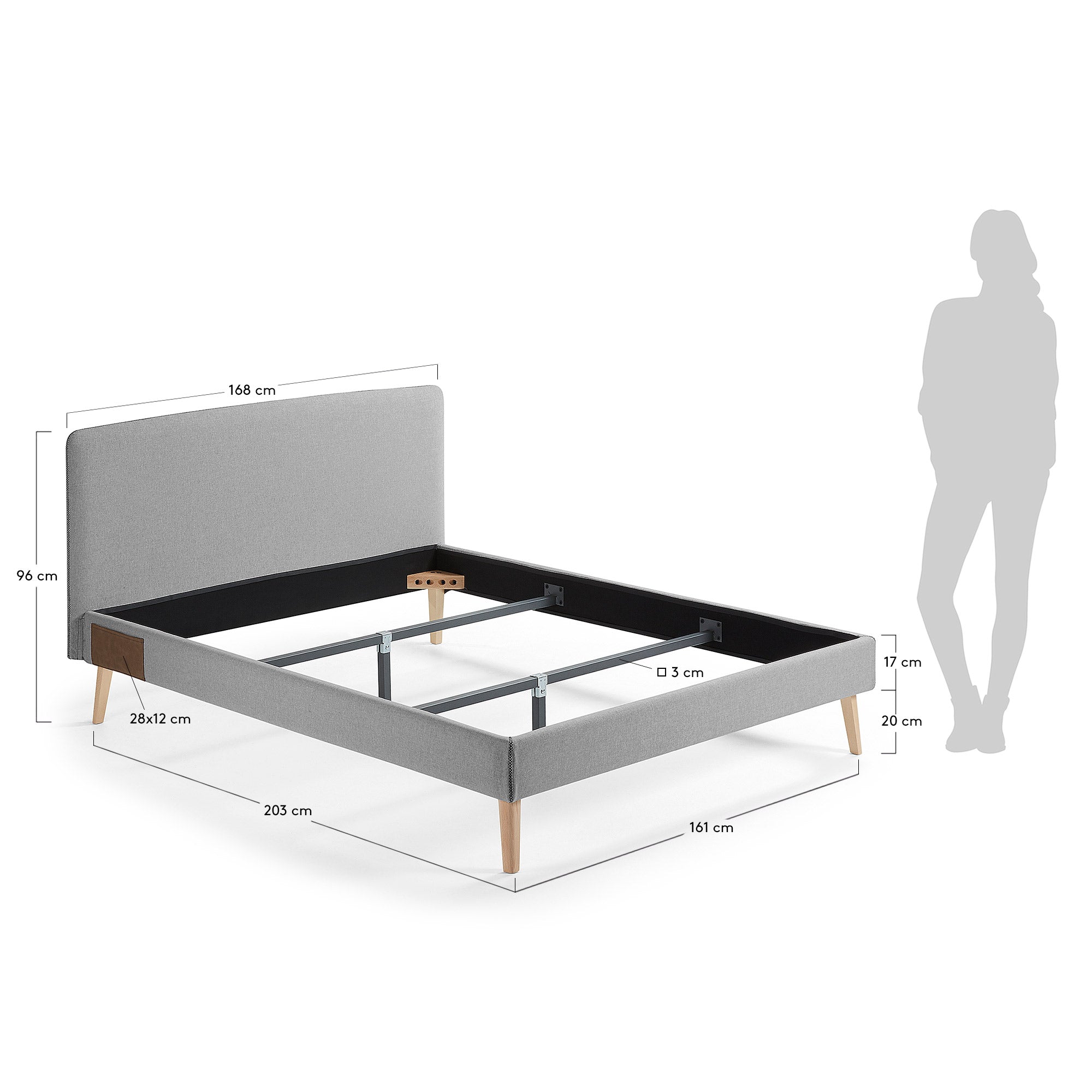 Moderner Dyla Bezug in Grau für 150 x 190 cm Betten. Stilvoll, langlebig und pflegeleicht – ideal für eine entspannende Schlafumgebung.