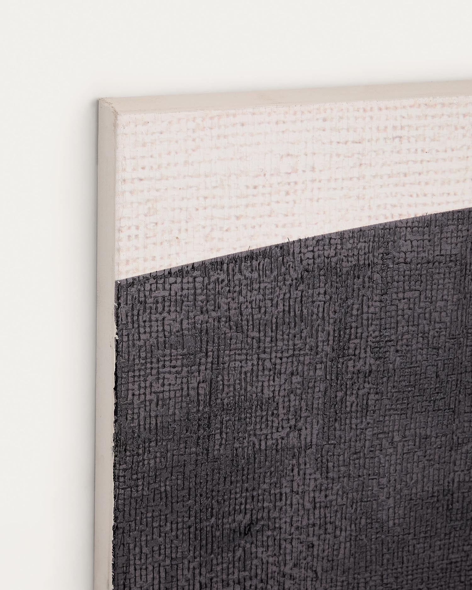 Entdecken Sie die Abstrakte Leinwand Tonol von Kave Home – ein stilvolles Kunstwerk in 180 x 140 cm, das mit einzigartigen Farben und Formen begeistert.