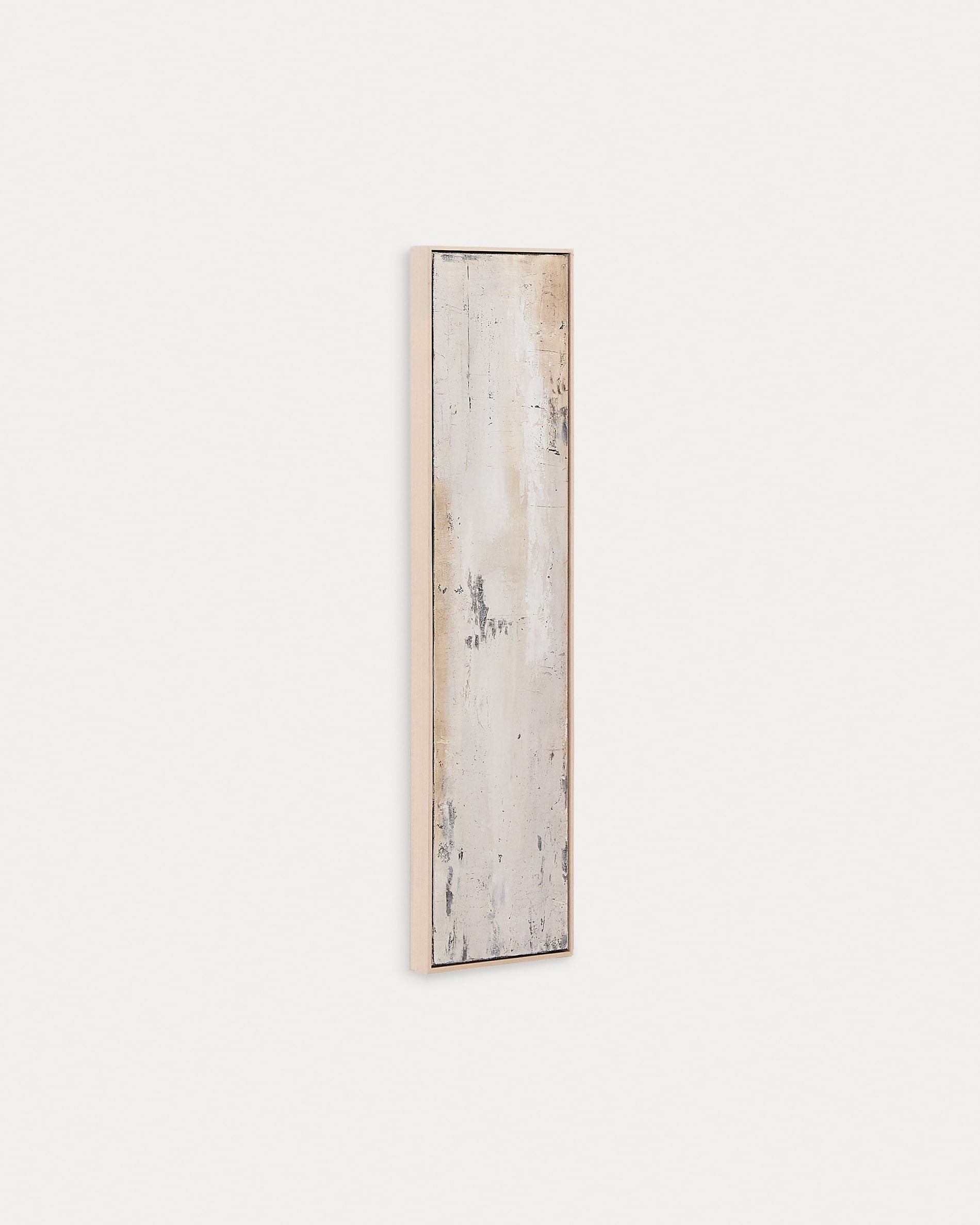 Abstraktes Wandbild Selnar in Grau, 122x32 cm, von Kave Home. Perfekt für moderne Wohnräume mit elegantem Stil.