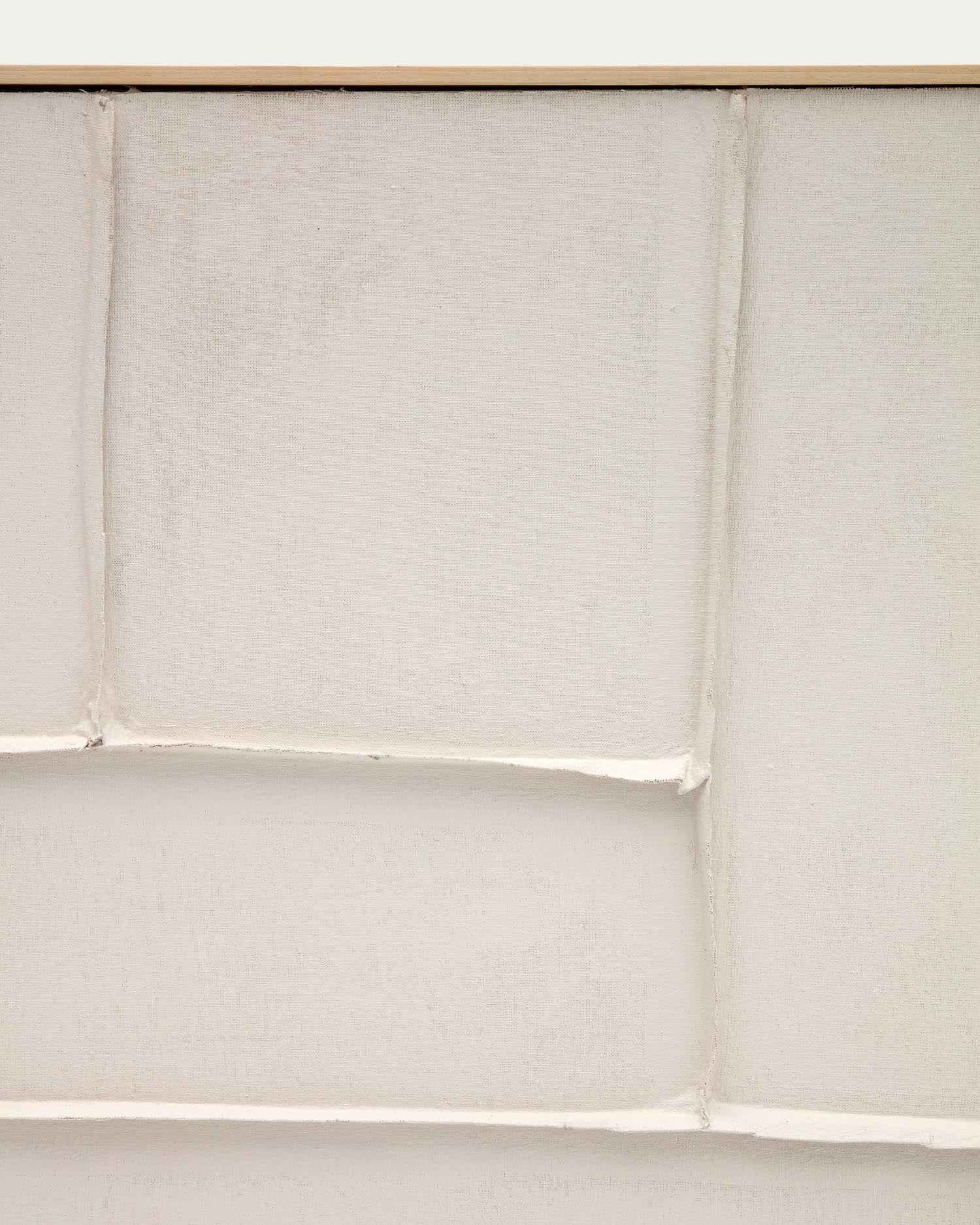 Verleihen Sie Ihrem Raum mit dem Bild Klis von Kave Home (120 x 200 cm) aus feinem Leinen und minimalistischen geometrischen Formen einen modernen Touch.