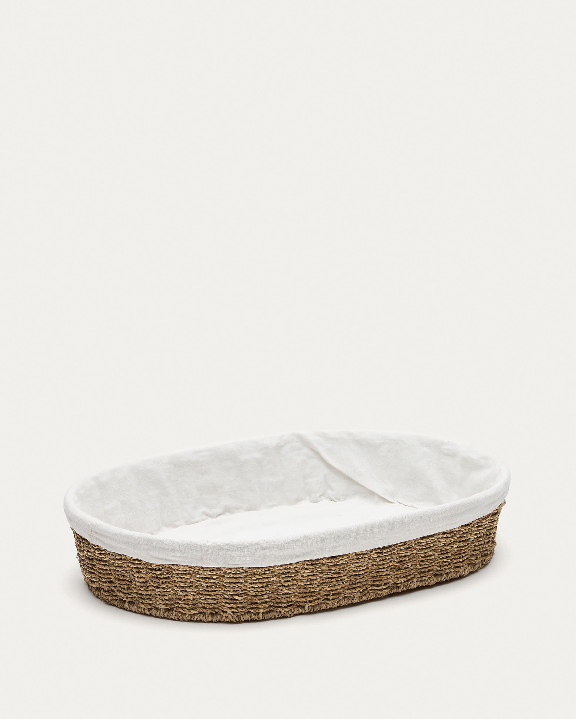 Tossa grosser Korb aus Naturfasern in Natur präsentiert im Onlineshop von KAQTU Design AG. Aufbewahrungskorb ist von Kave Home