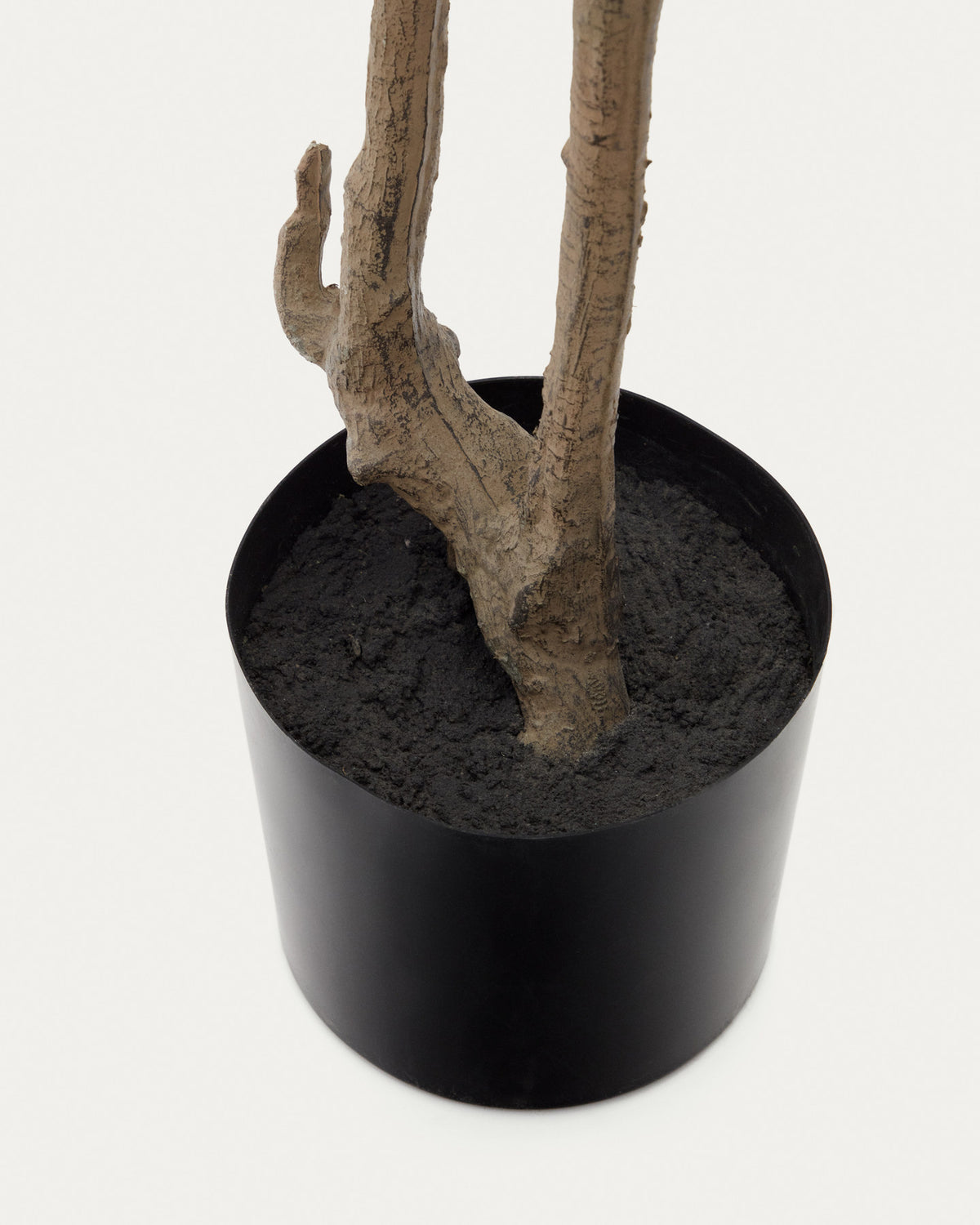 Kunstbaum Enkianthus mit schwarzem Übertopf 214 cm in Grün präsentiert im Onlineshop von KAQTU Design AG. Kunstpflanze ist von Kave Home